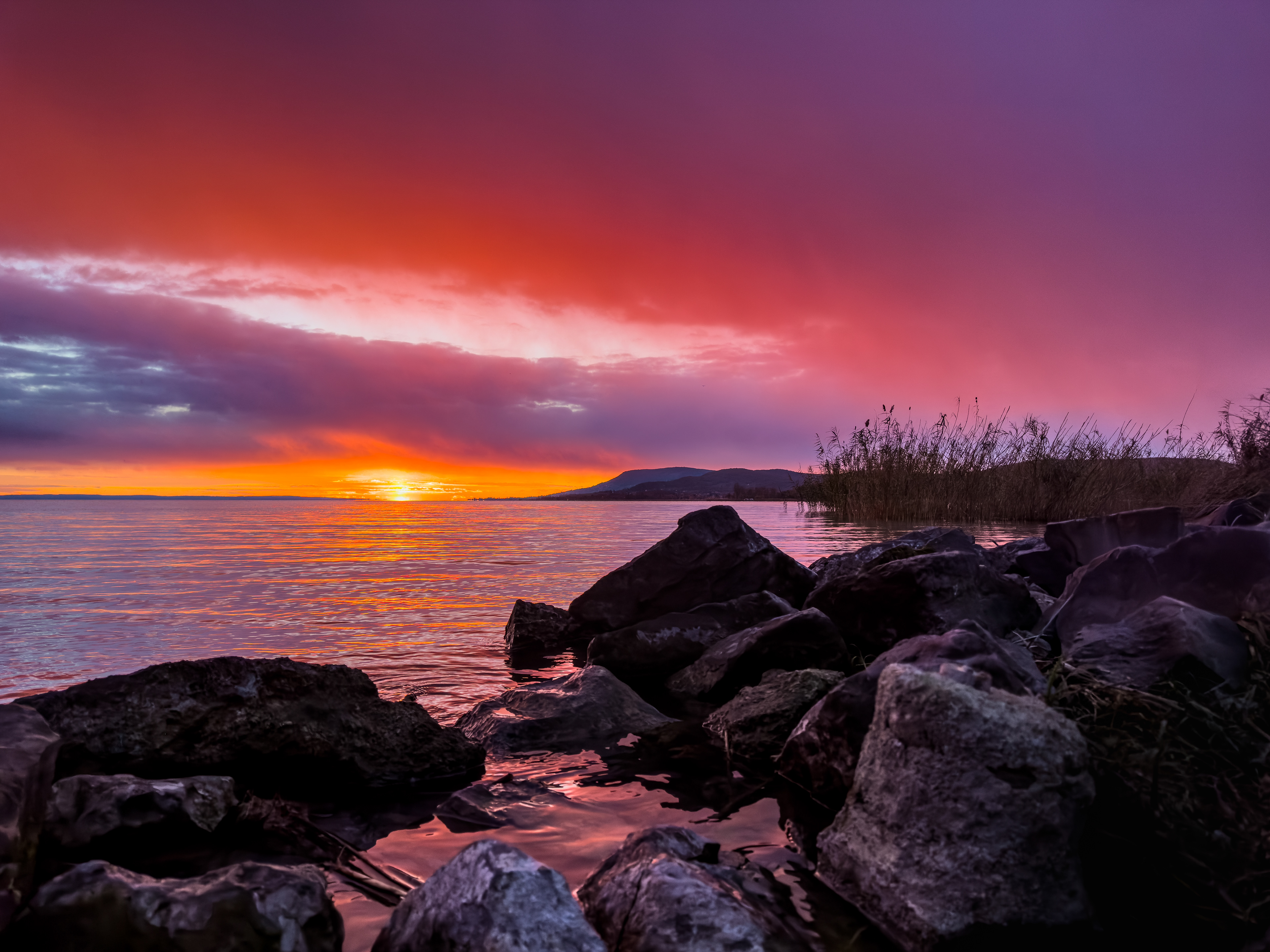 Izzó vihar közeleg (Balaton)