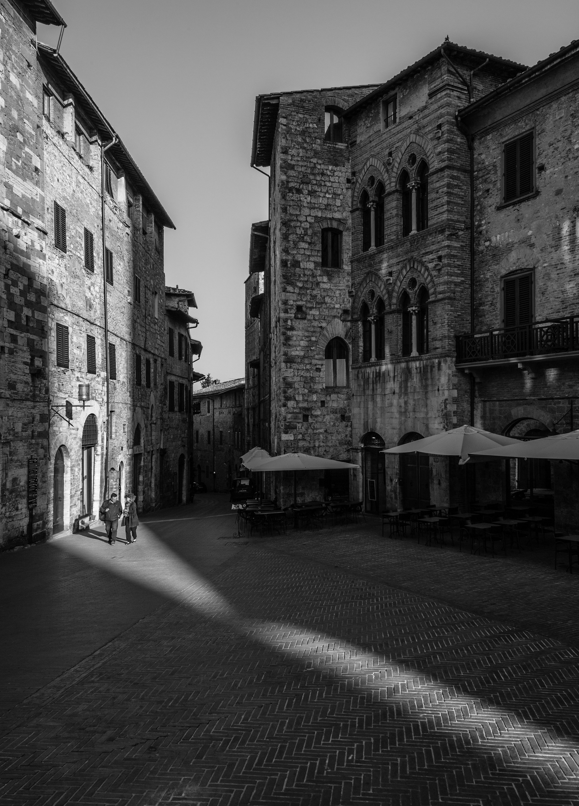 Fénysáv - San Gimignano