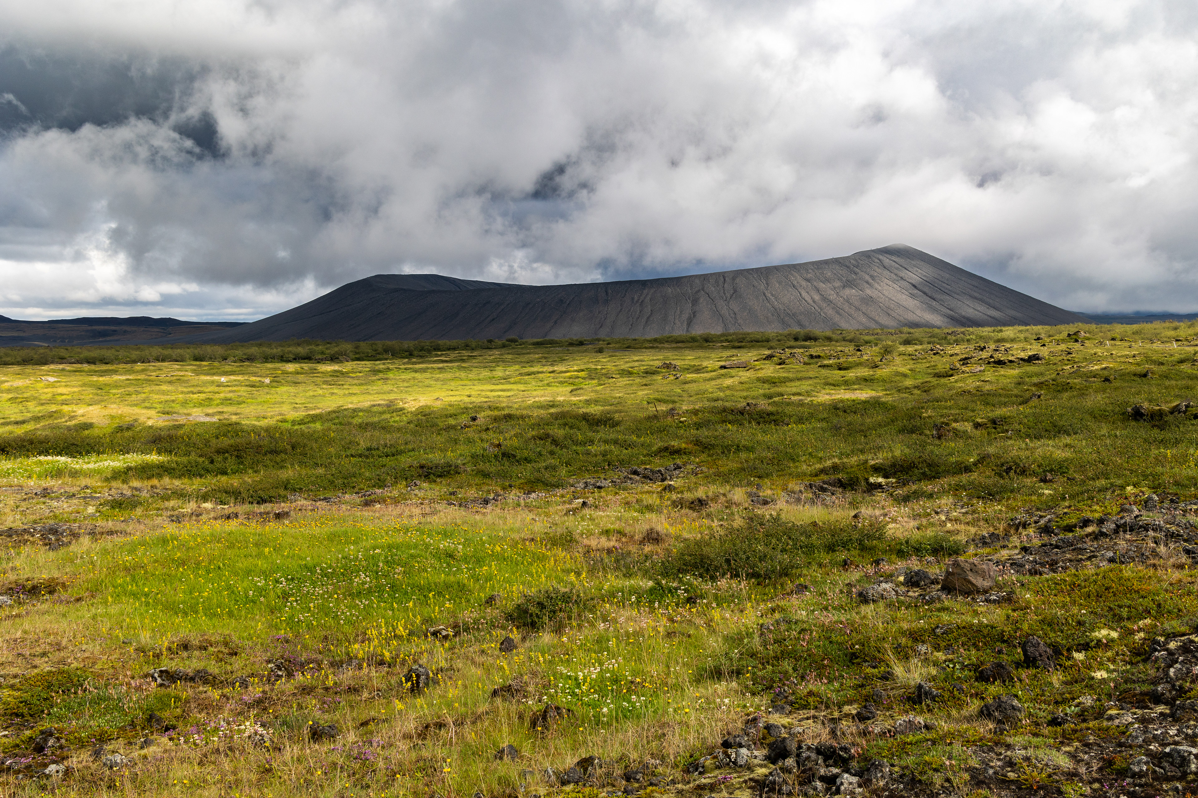 Hverfjall vulkán