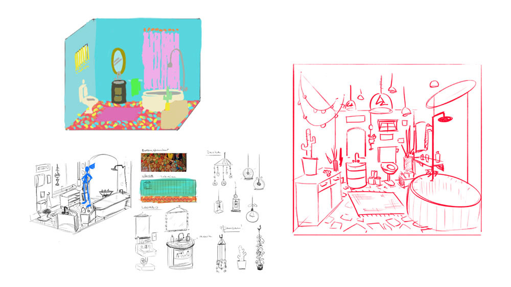 Concept of the bathroom