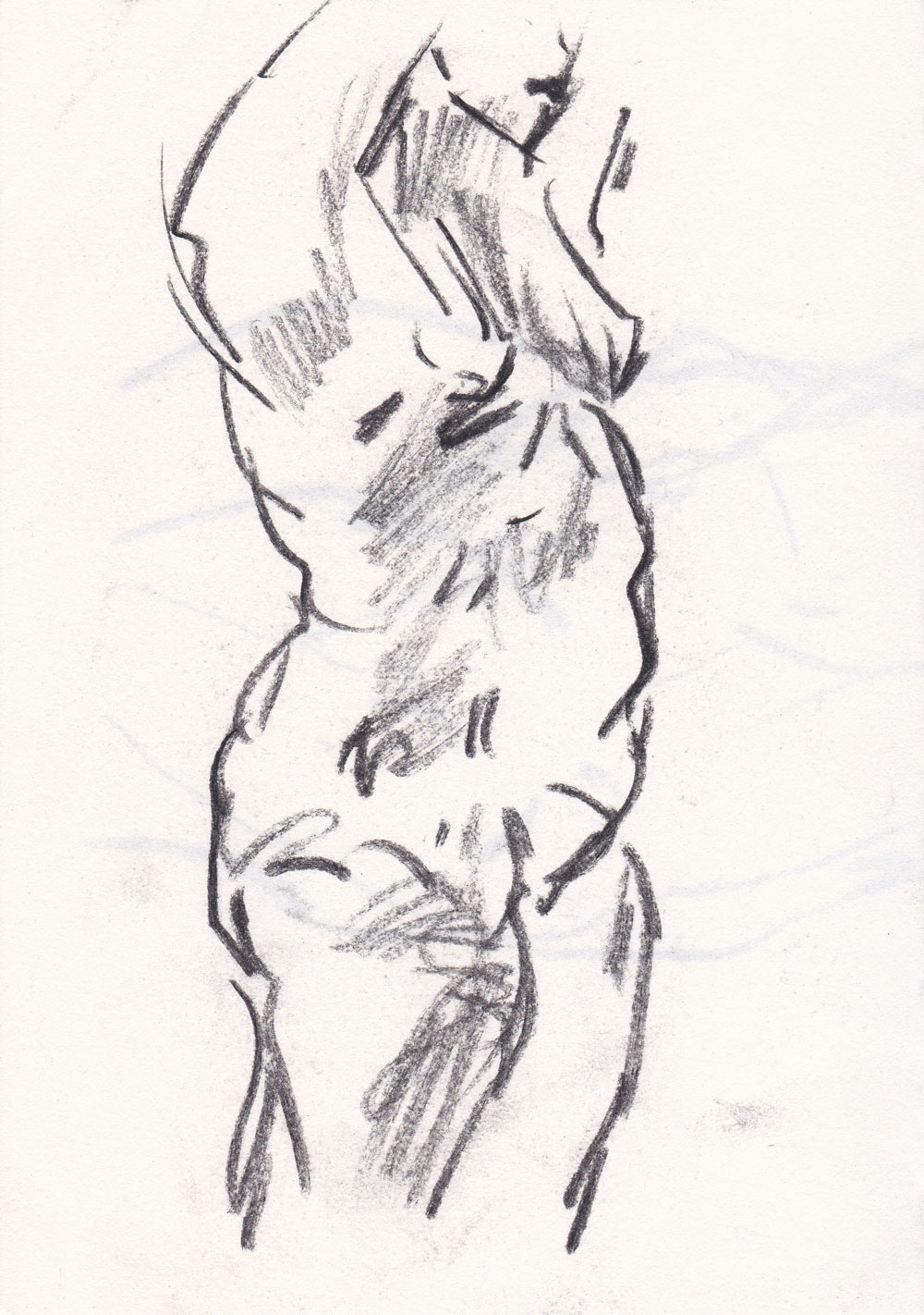 Charcoal on paper