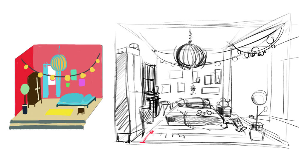 Concept of the bedroom