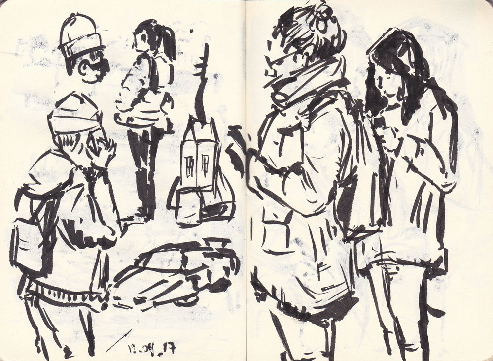 Watching people
