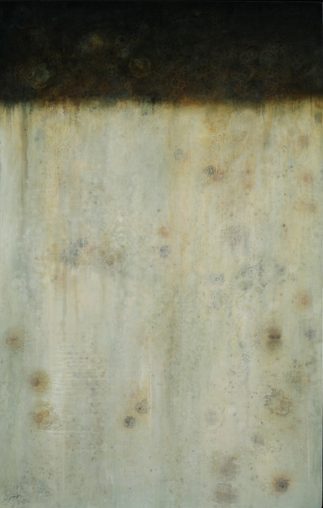 Edge Black/White, Oil on canvas, 44 x 28 in. SOLD