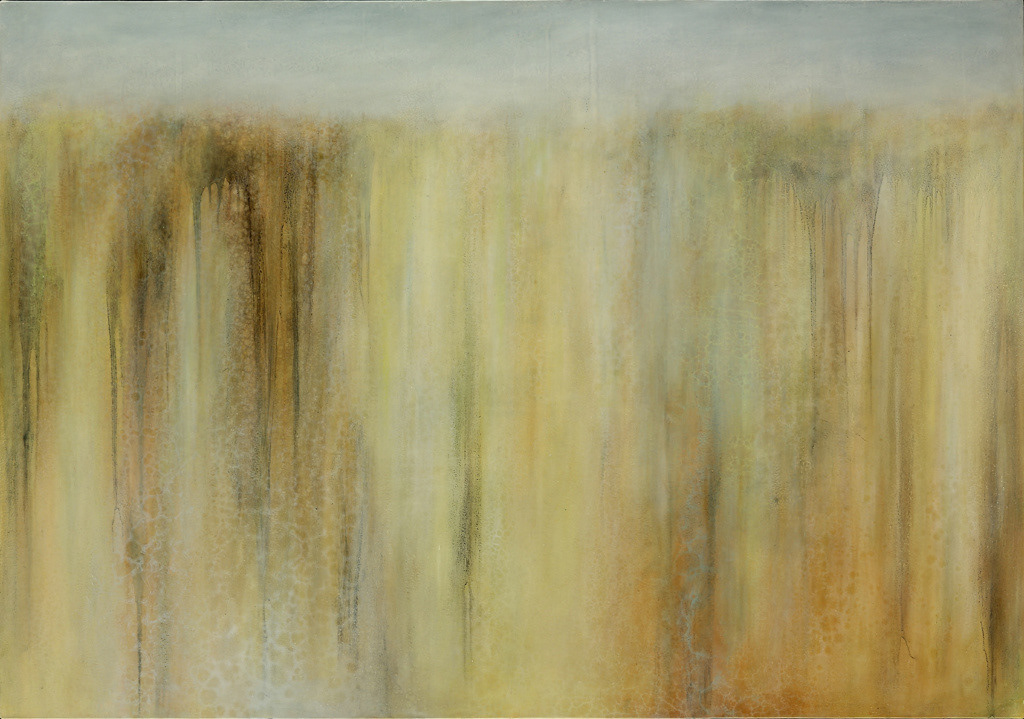 Edge/Gold Field Oil on canvas, 28 x 40 in.
