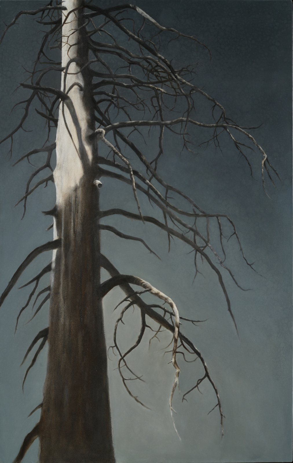 Still Here (Mammoth) Oil and graphite on canvas, 60 x 38 in.