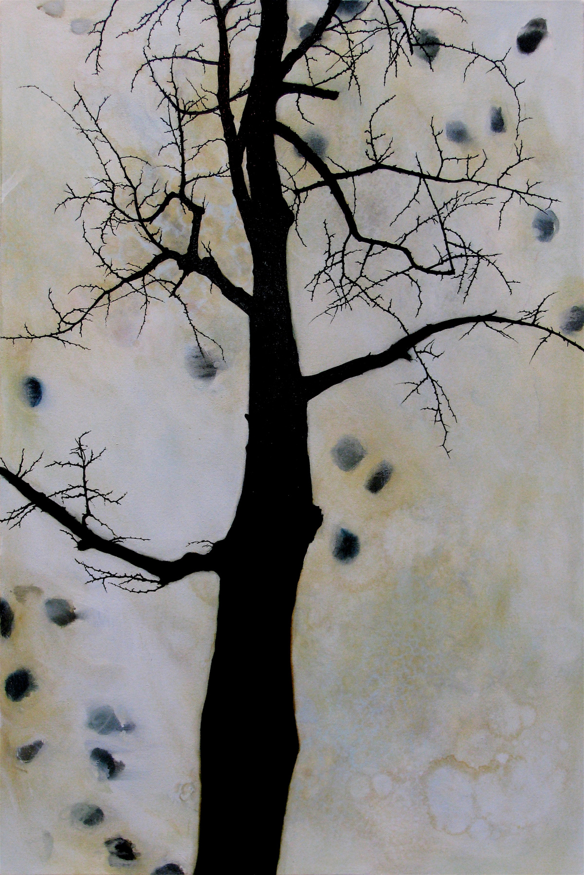 Still Here Ginkgo Henry Street, Oil/alkyd on canvas, 36 x 24 in. SOLD