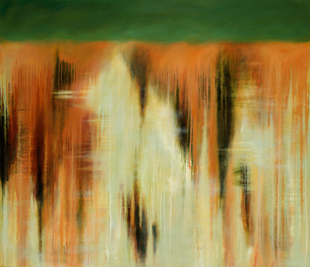 Edge/Field No. 9 Oil on canvas, 38 x 44 in.