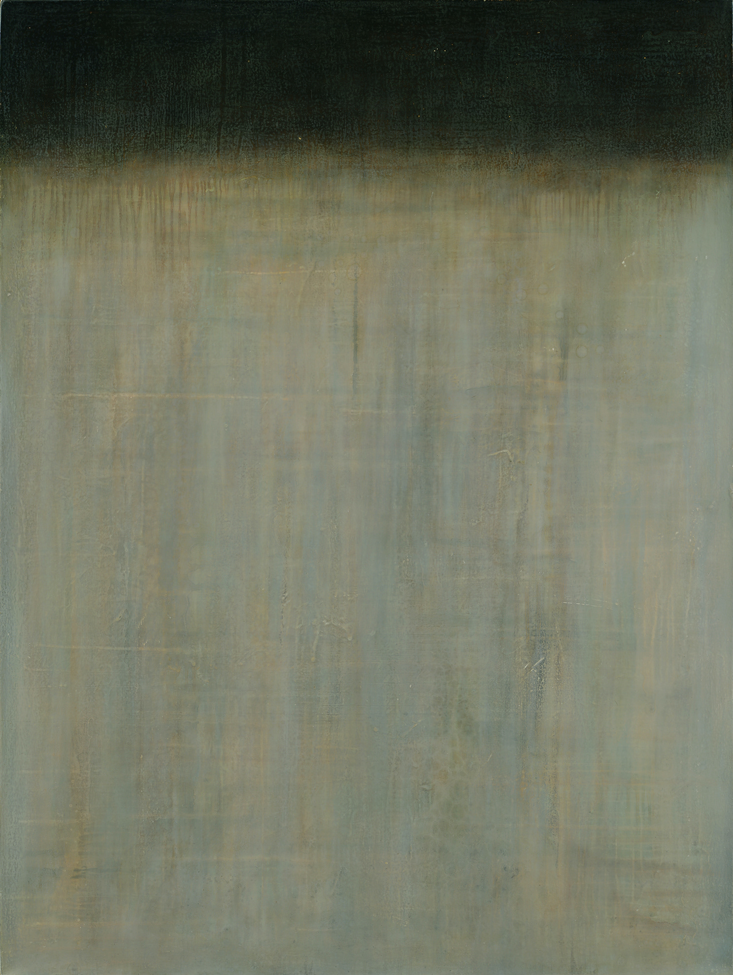 Edge Glacial, Oil/alkyd on canvas, 48 x 36 in.