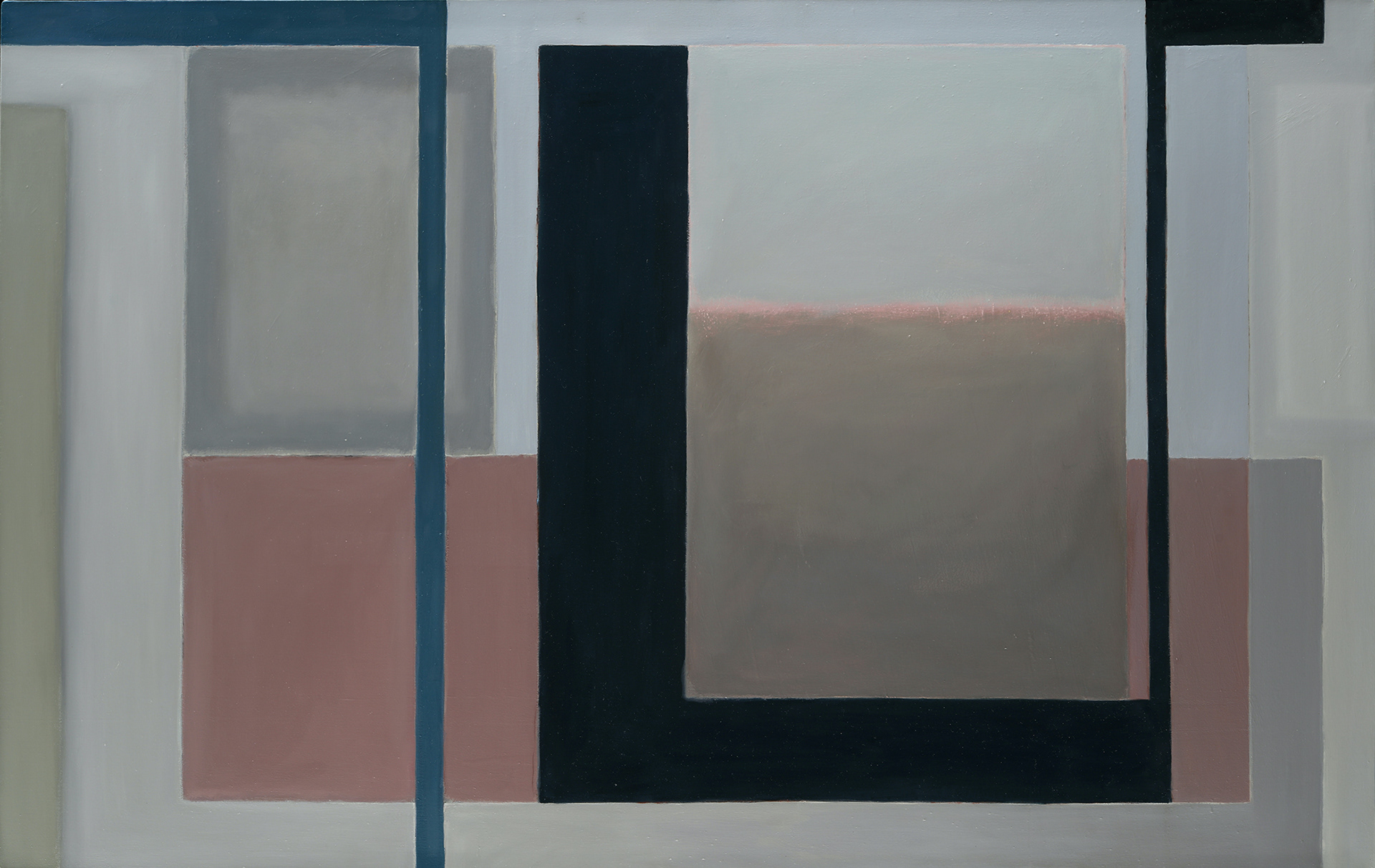 Shimmer, Oil on canvas, 38" x 60"