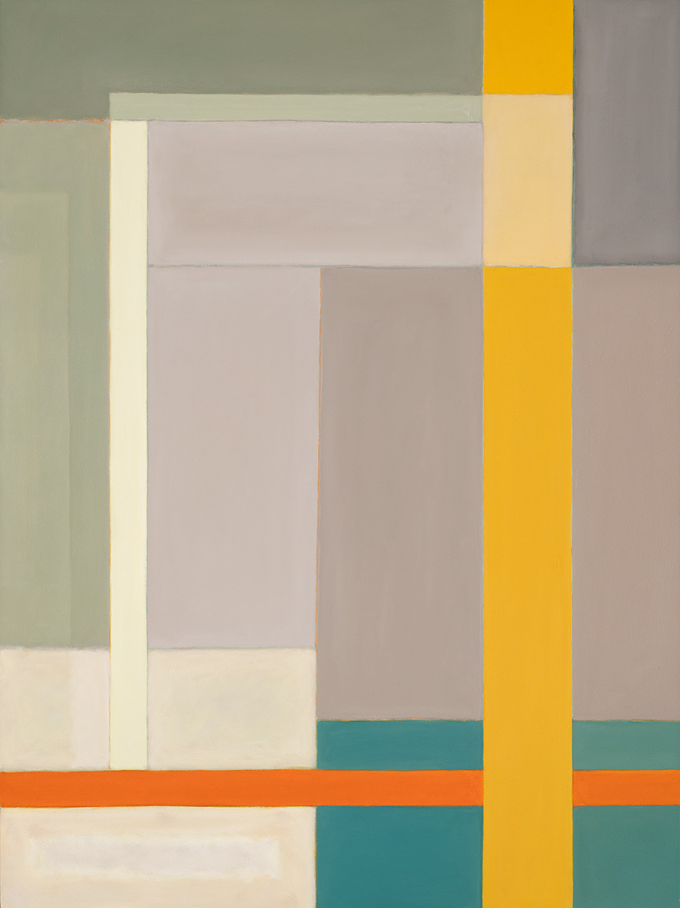 Zia, Oil/alkyd on canvas, 48" x 36"