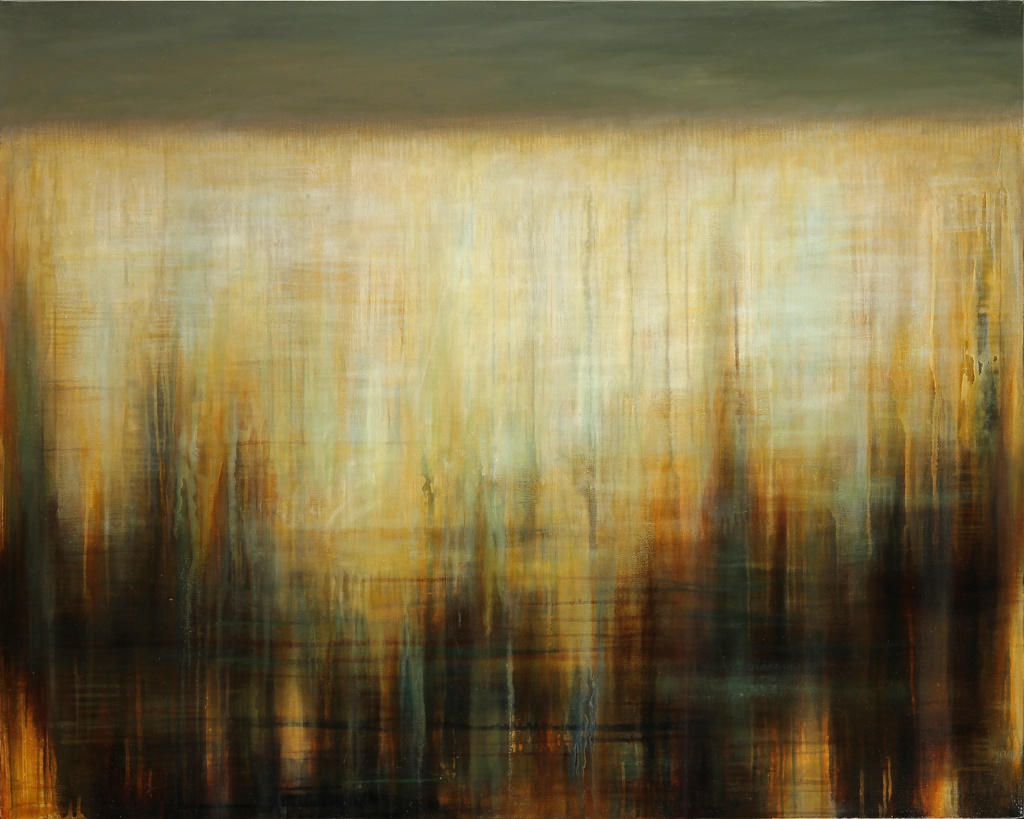 Edge/Umbergold Field Oil on canvas, 48 x 60 in.