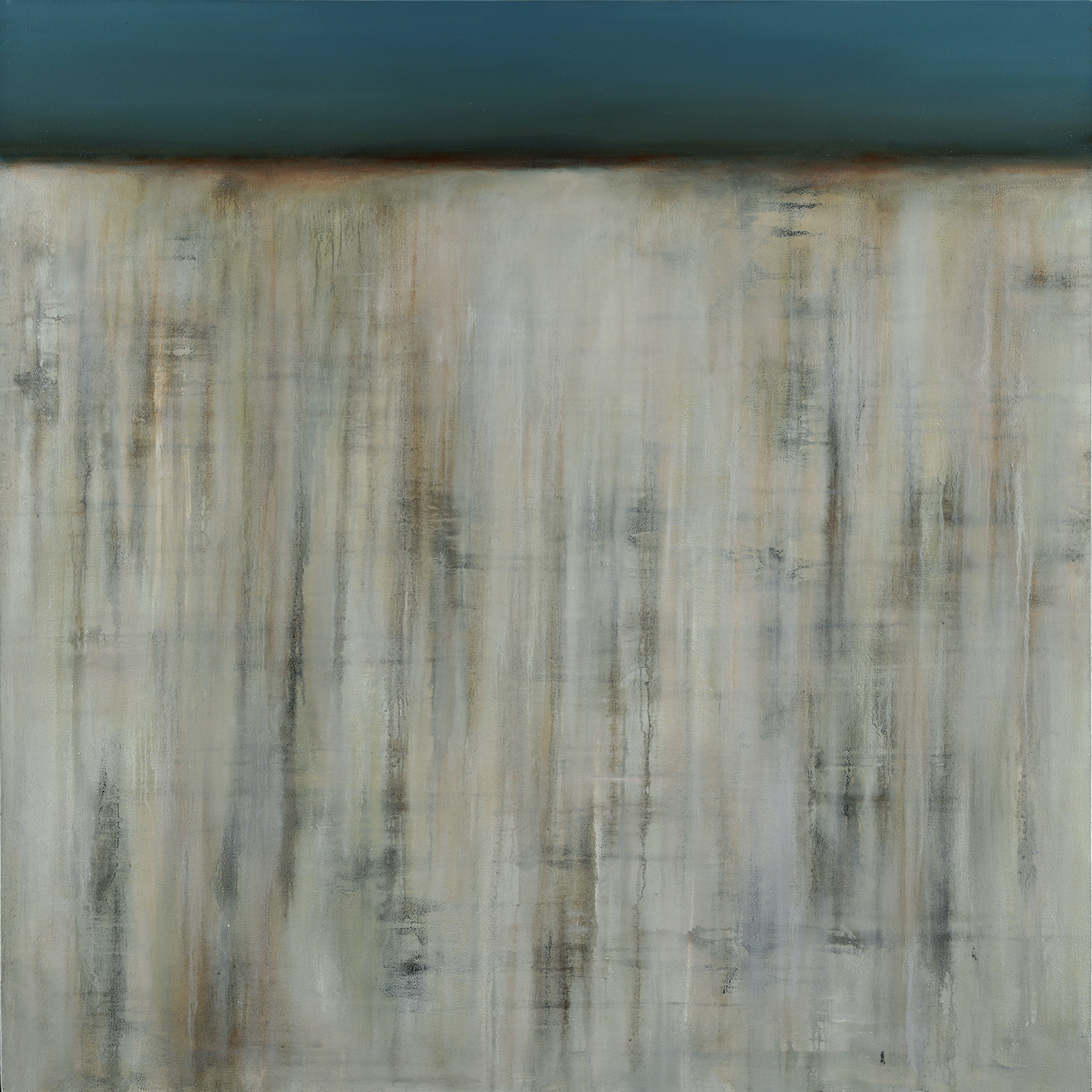 Edge Moraine, Oil/alkyd on canvas, 48 x 48 in. SOLD