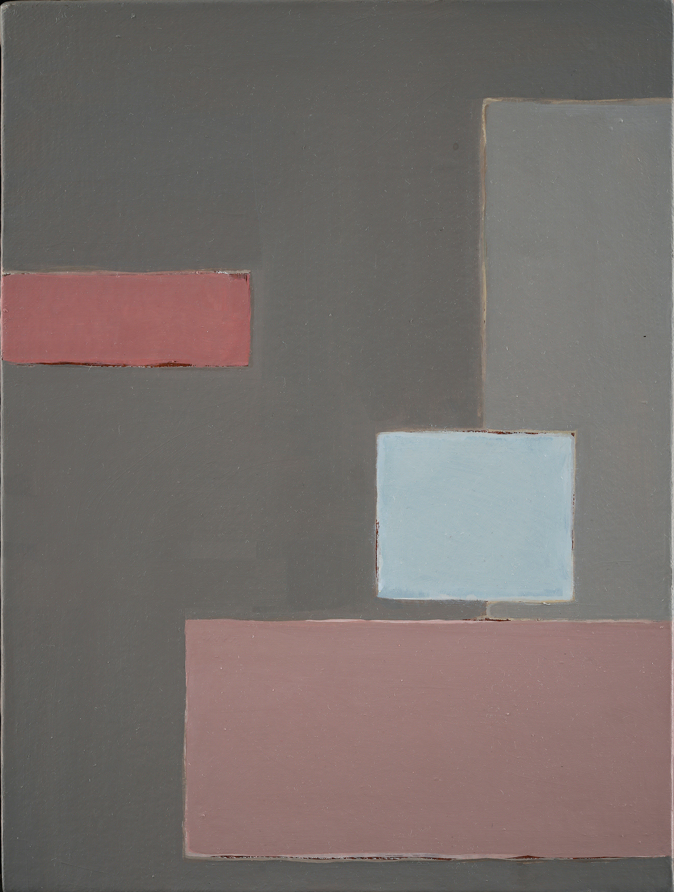 Boxed:Shift (Dusk), Oil on canvas, 12" x 9"