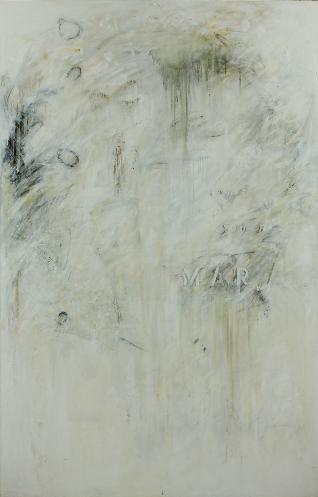 Trace Big Boy Oil/mixed media/canvas, 84 x 54 in.