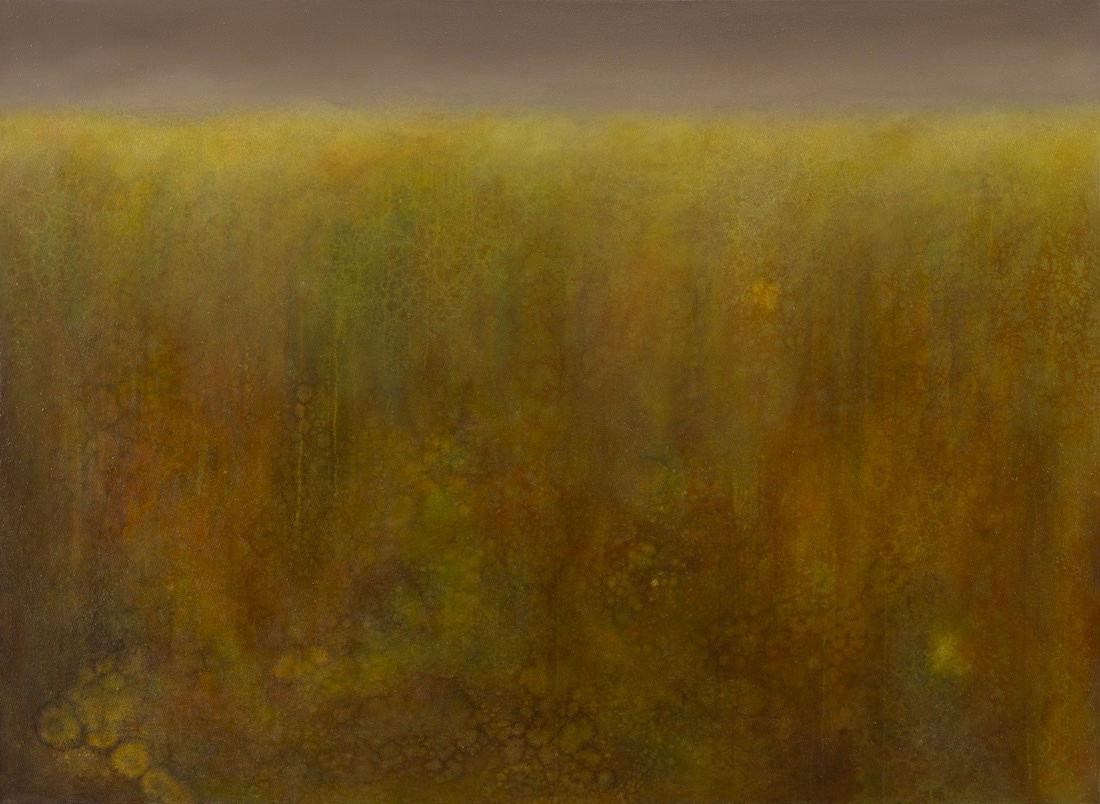 Big Mossy, Oil/alkyd on canvas 38 x 52 in.