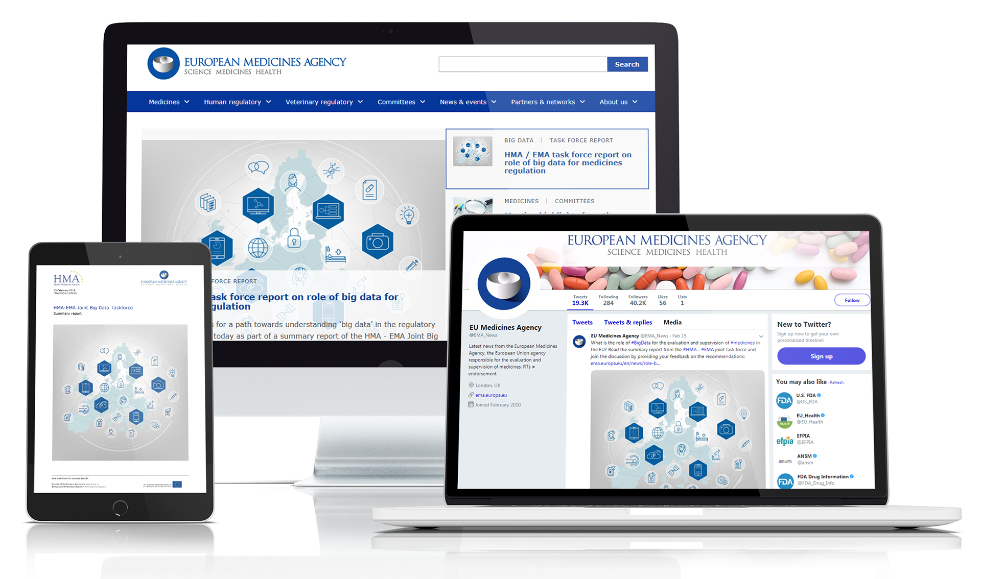 European Medicines Agency big data samples