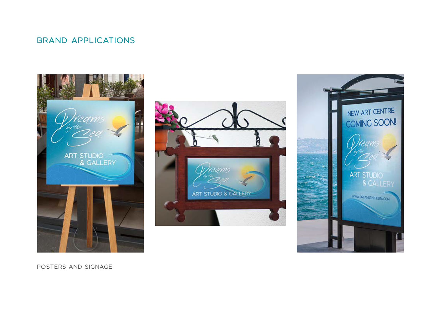 Dreams by the Sea - brand applications