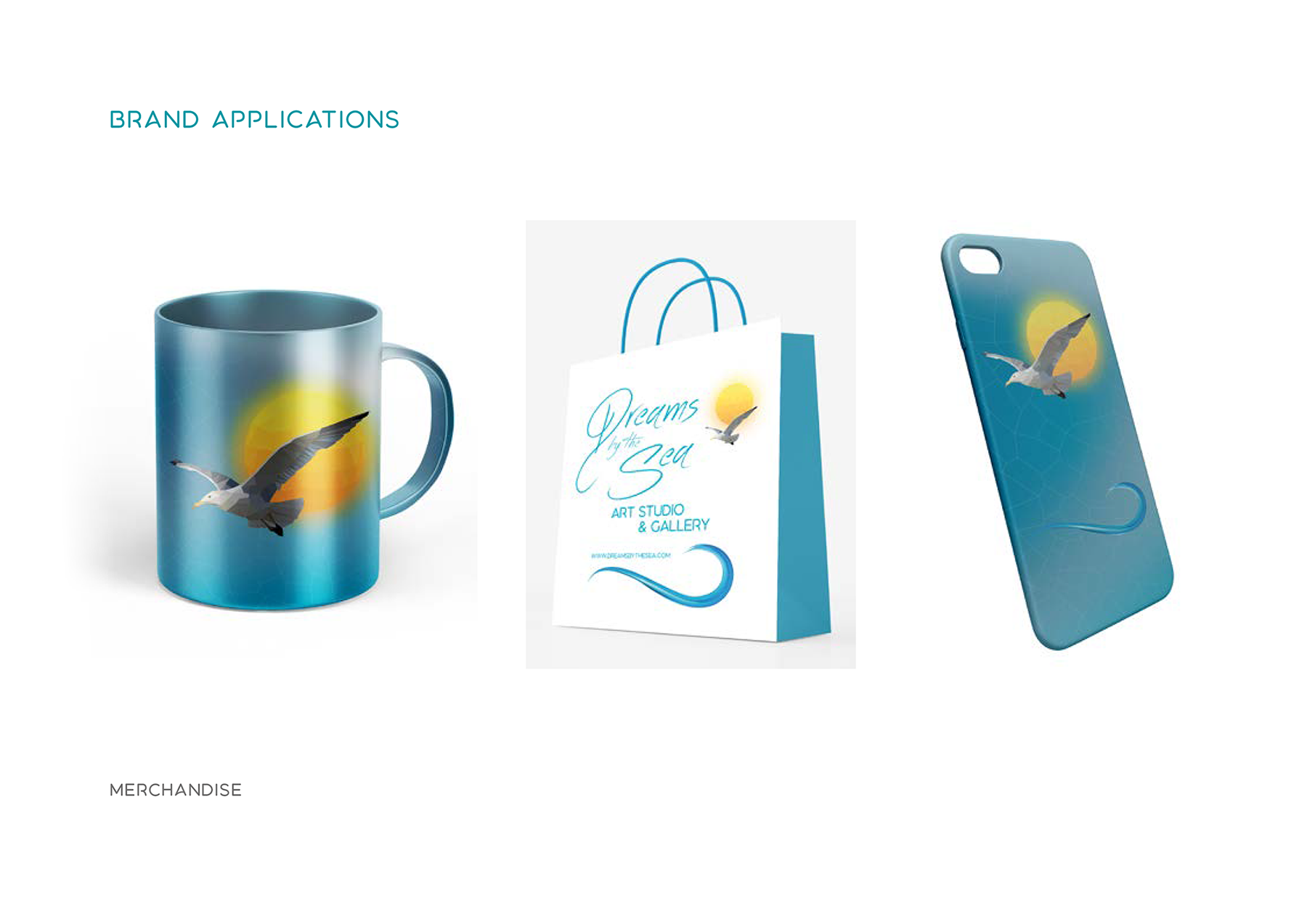 Dreams by the Sea - brand applications