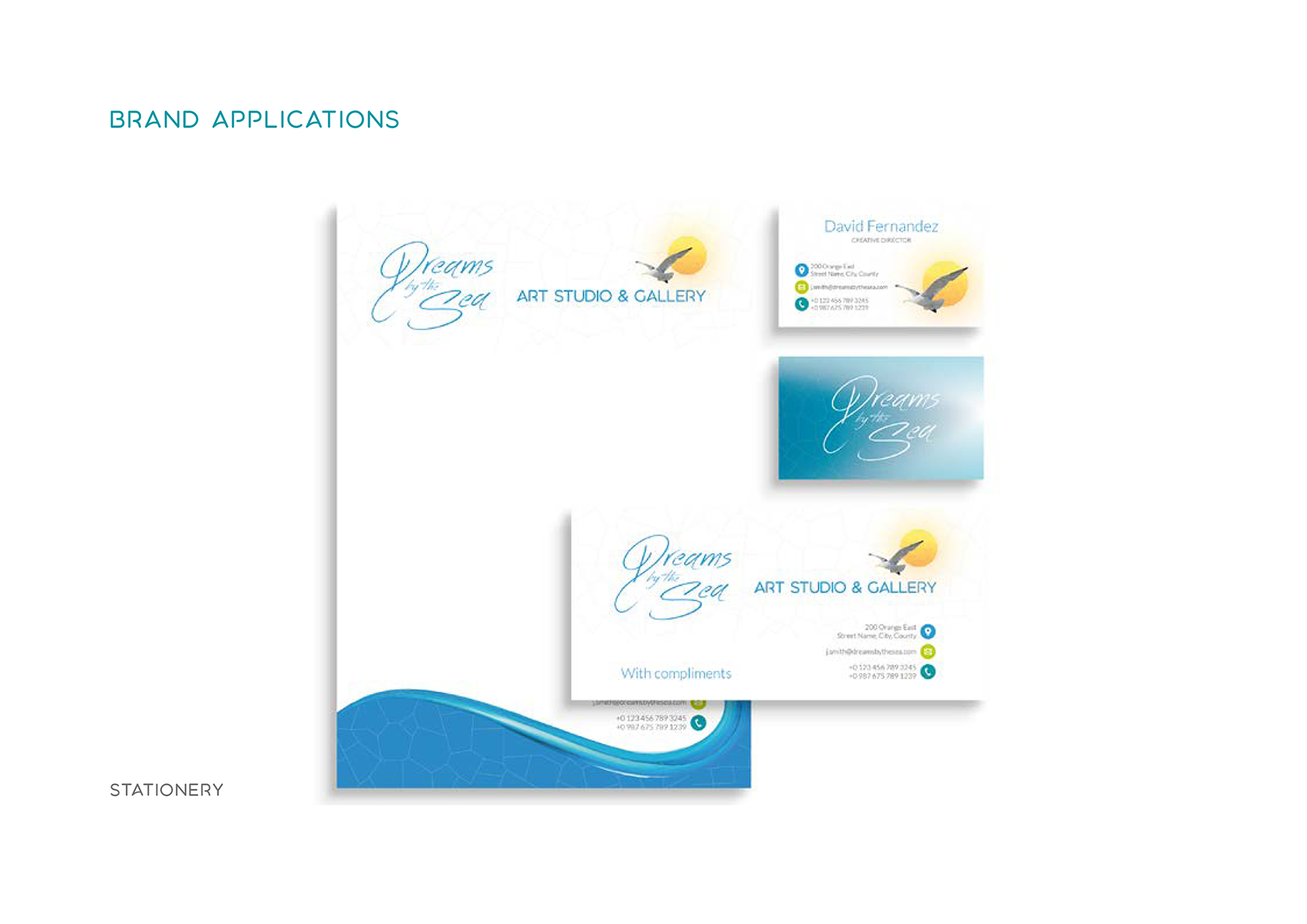 Dreams by the Sea - brand applications