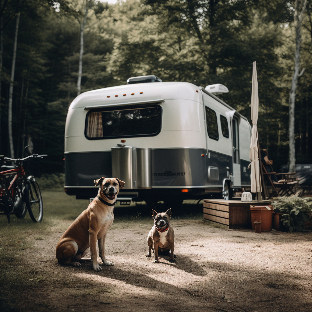 Campground and dispersed camping sits