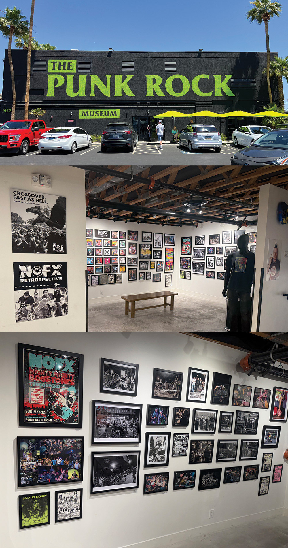 On Display at the Punk Rock Museum in Las Vegas