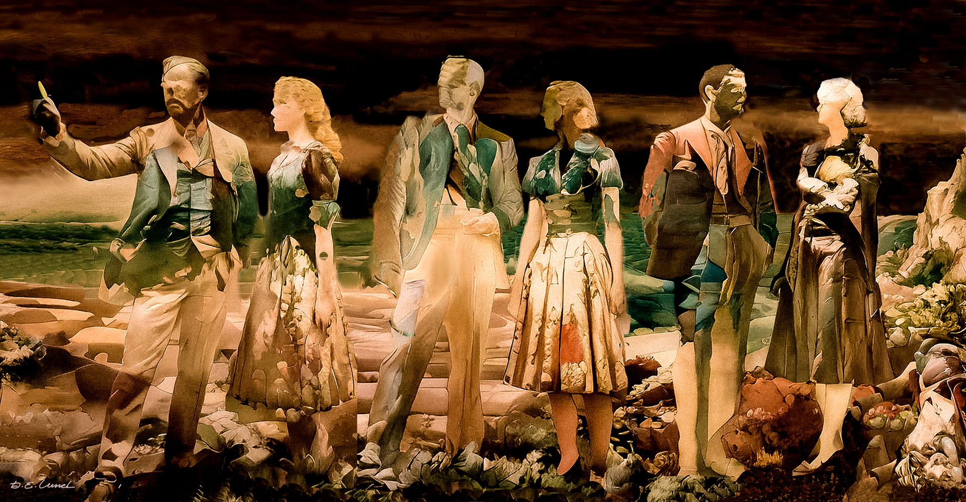 From separate photos