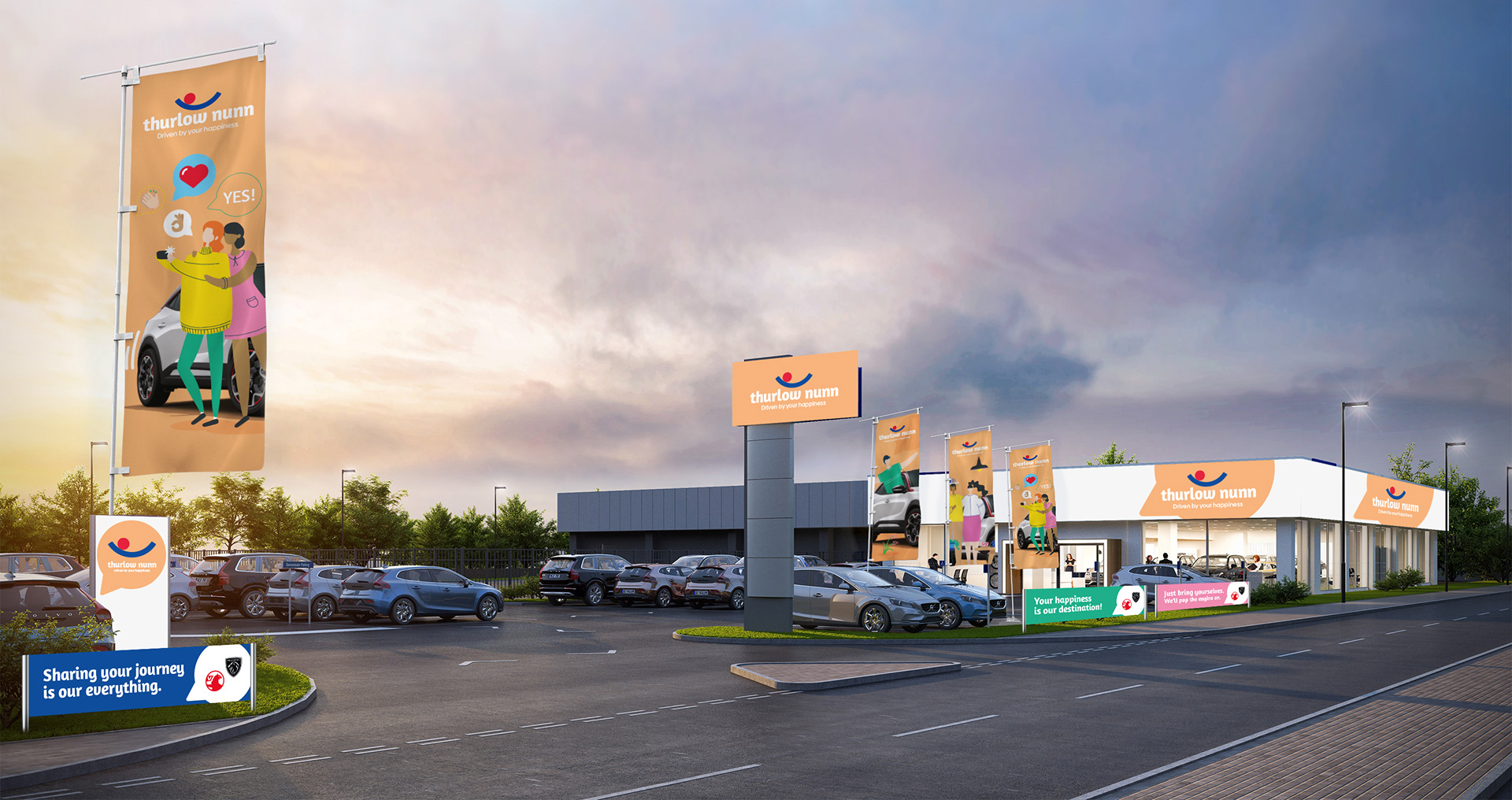 Thurlow Nunn - Retail Concept Illustration