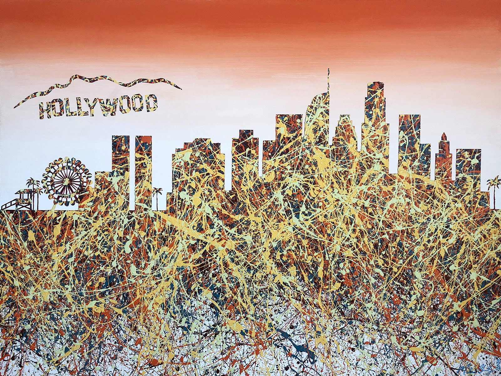 "City of Sunsets" - 36" x 48"
