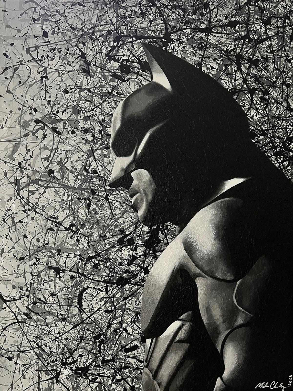 "The Dark Knight" - 36" x 48"