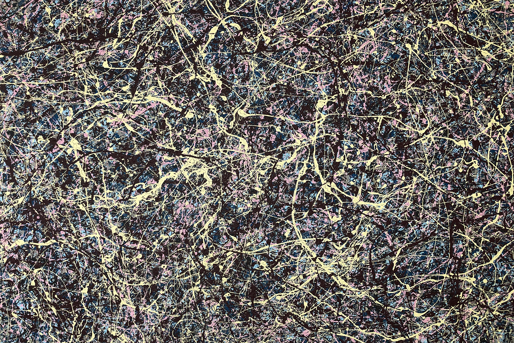 City Walk Two - 48" x 72" - Inspired by walks around the empty city of Chicago during lockdown period due to the COVID-19 pandemic.