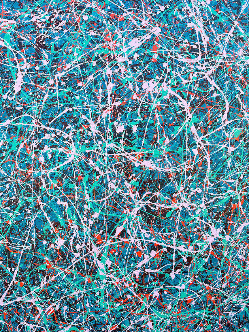 No. 100 - "Colors of March" - 36" x 48"