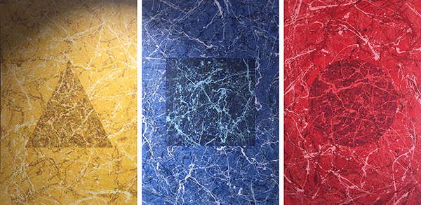 "Primary Stories" - 72" x 144" (48" x 72" each)