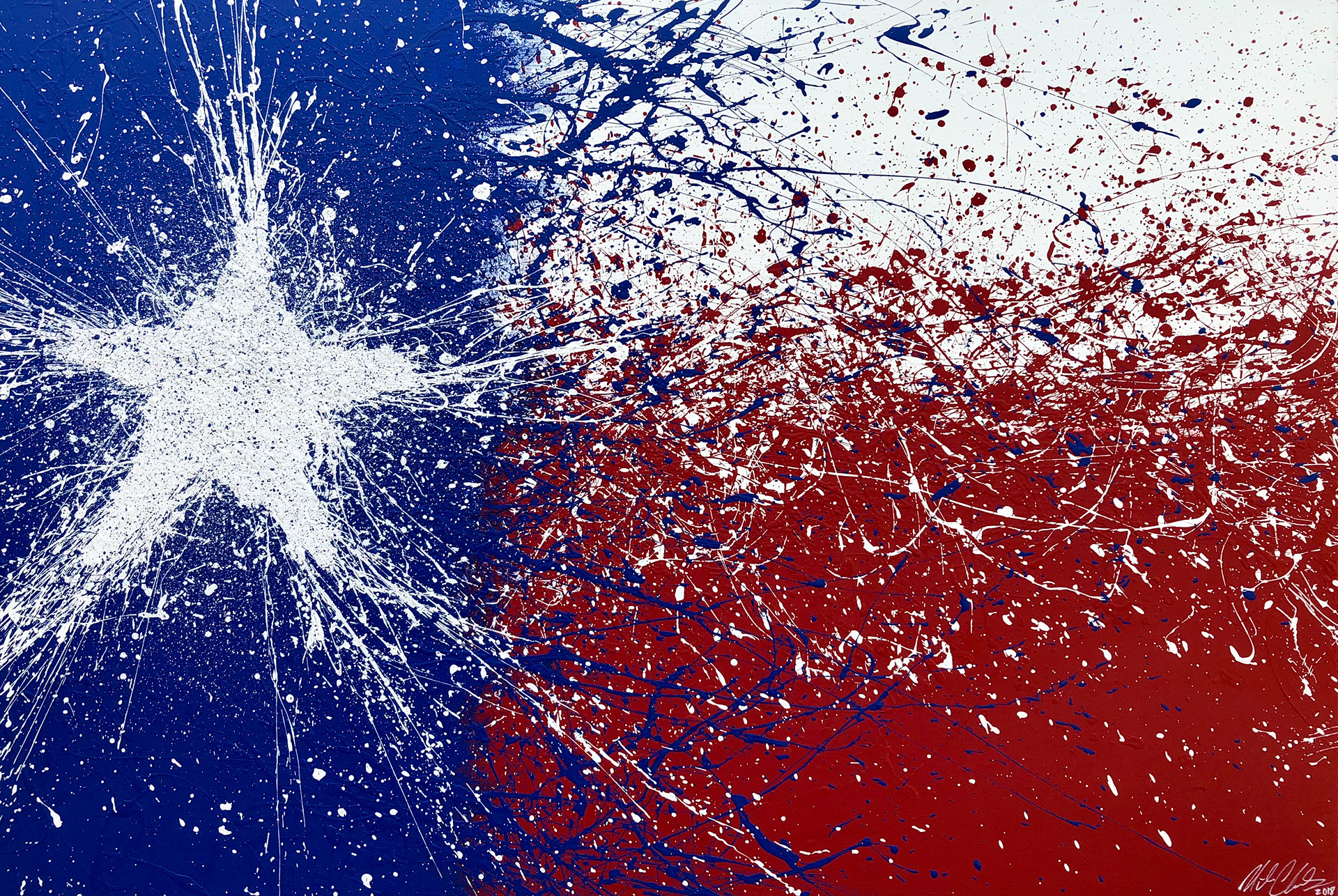 Texas Flag - 48" x 72" - SOLD