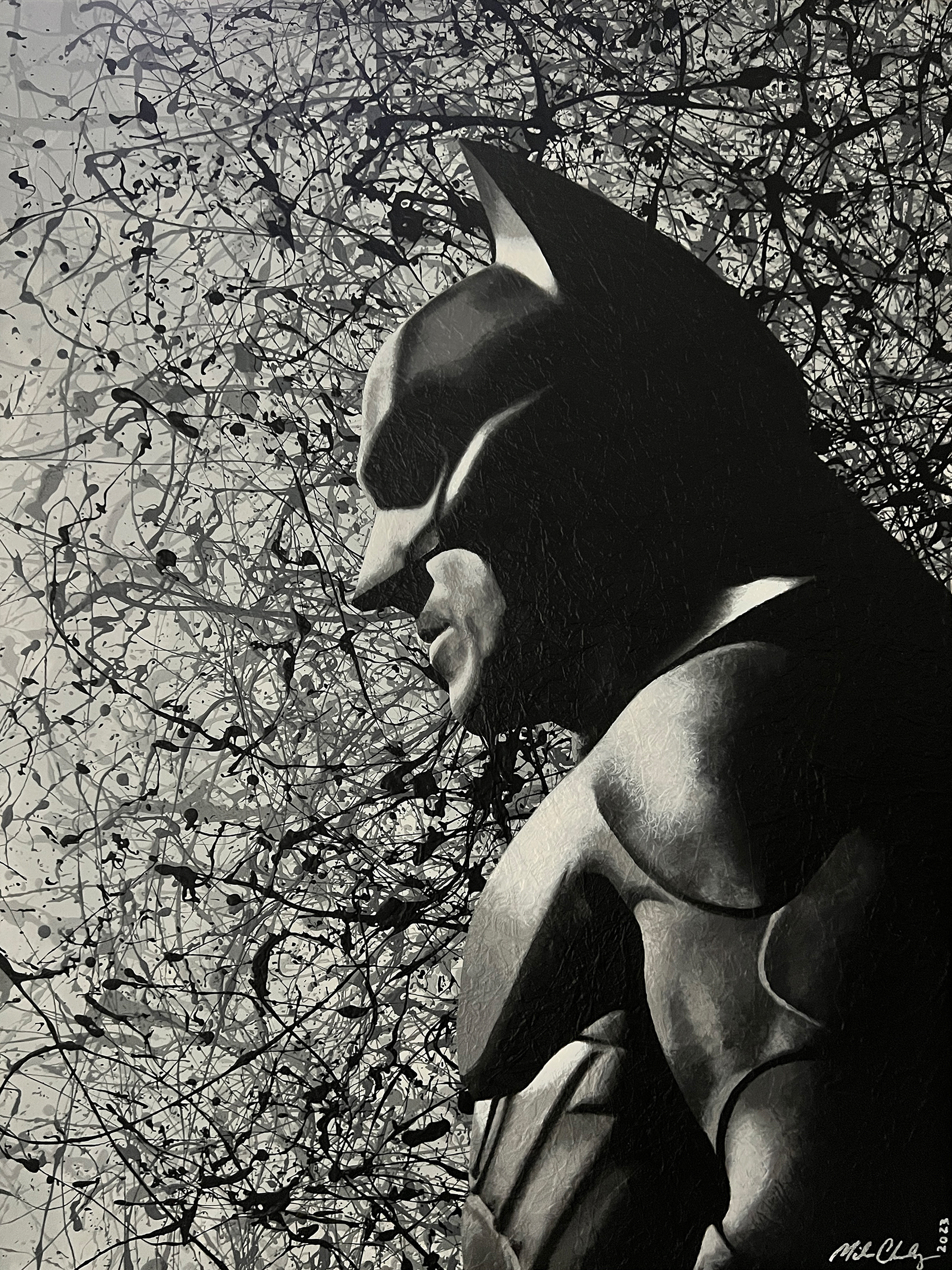 The Dark Knight - 36" x 48" - SOLD