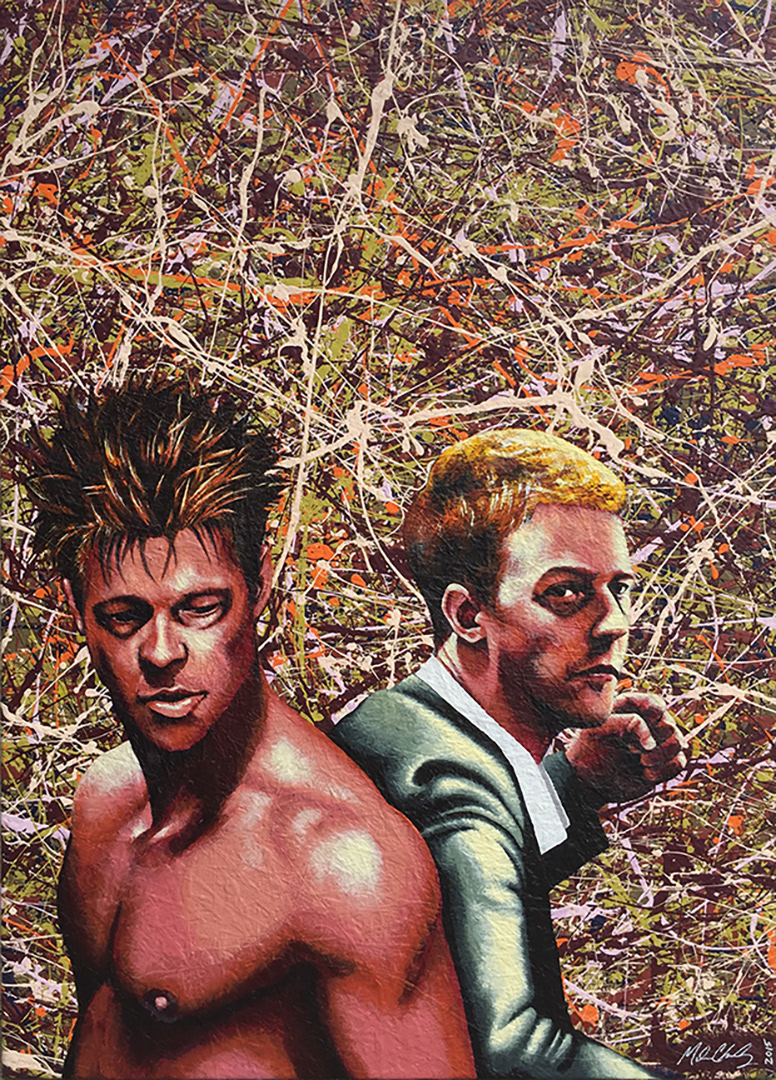 "Fight Club" - 36" x 48"