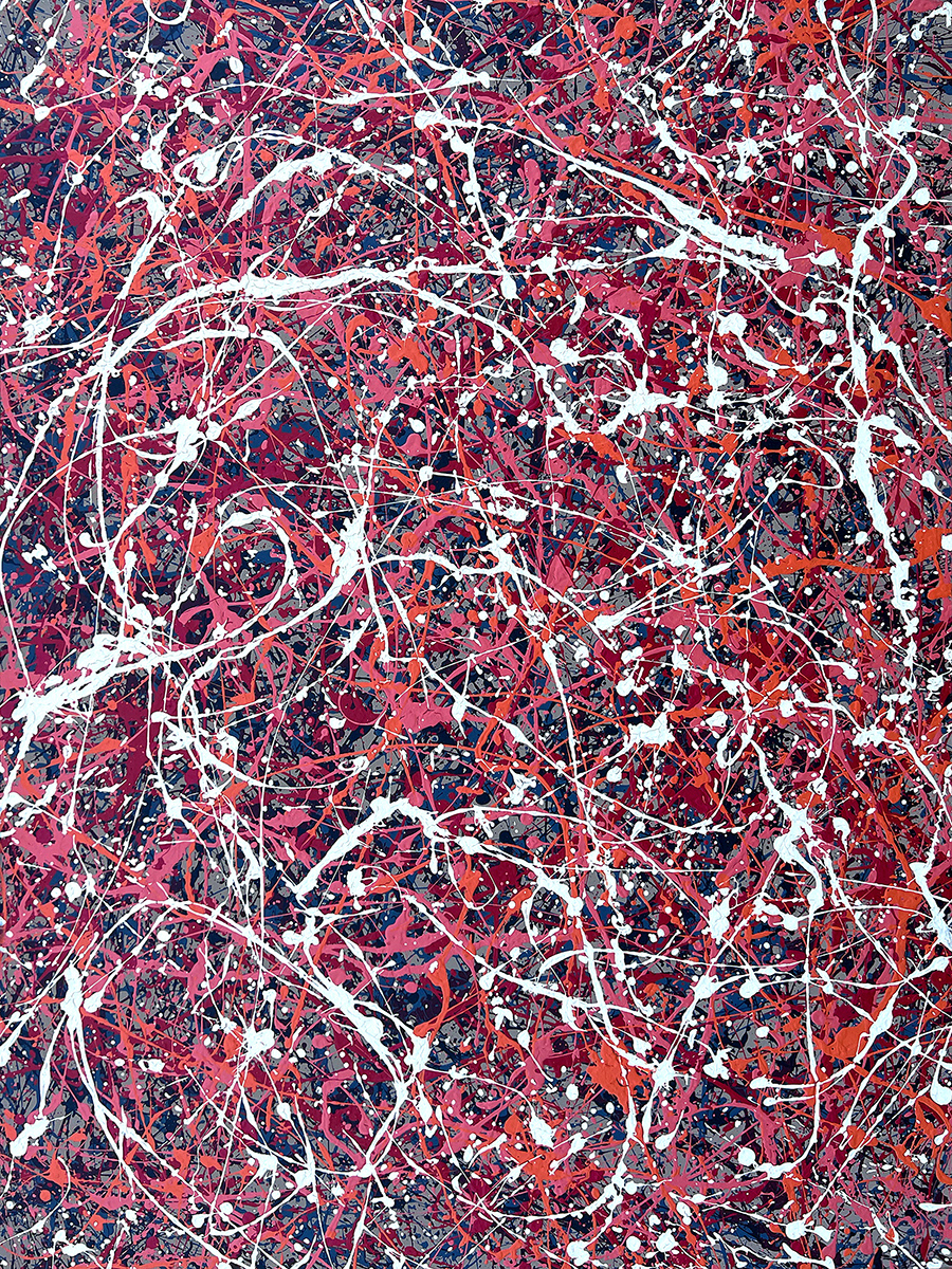 No. 72 - "Little Chicago Brick" - 36" x 48"