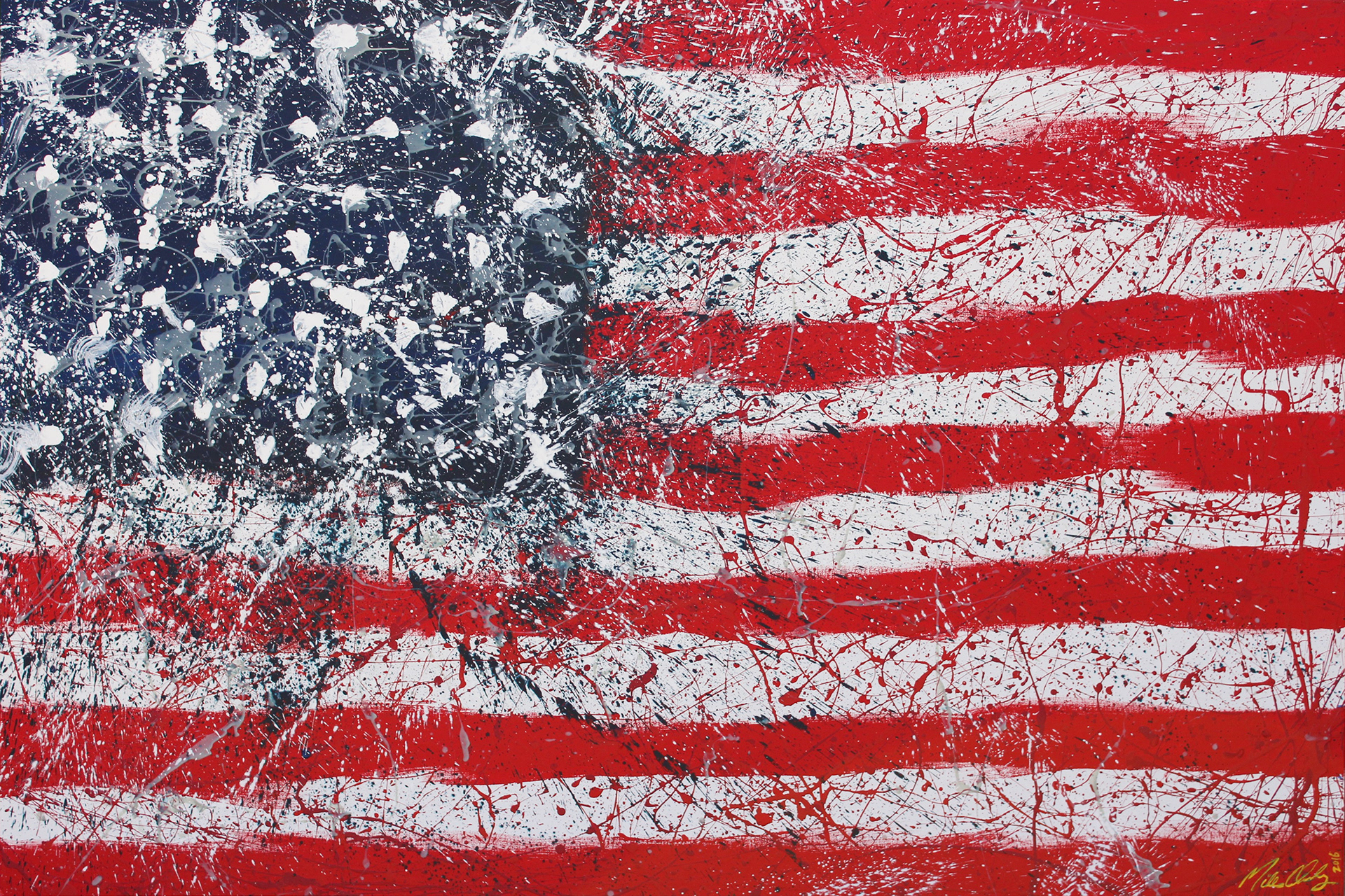 The Flag - 48" x 72"