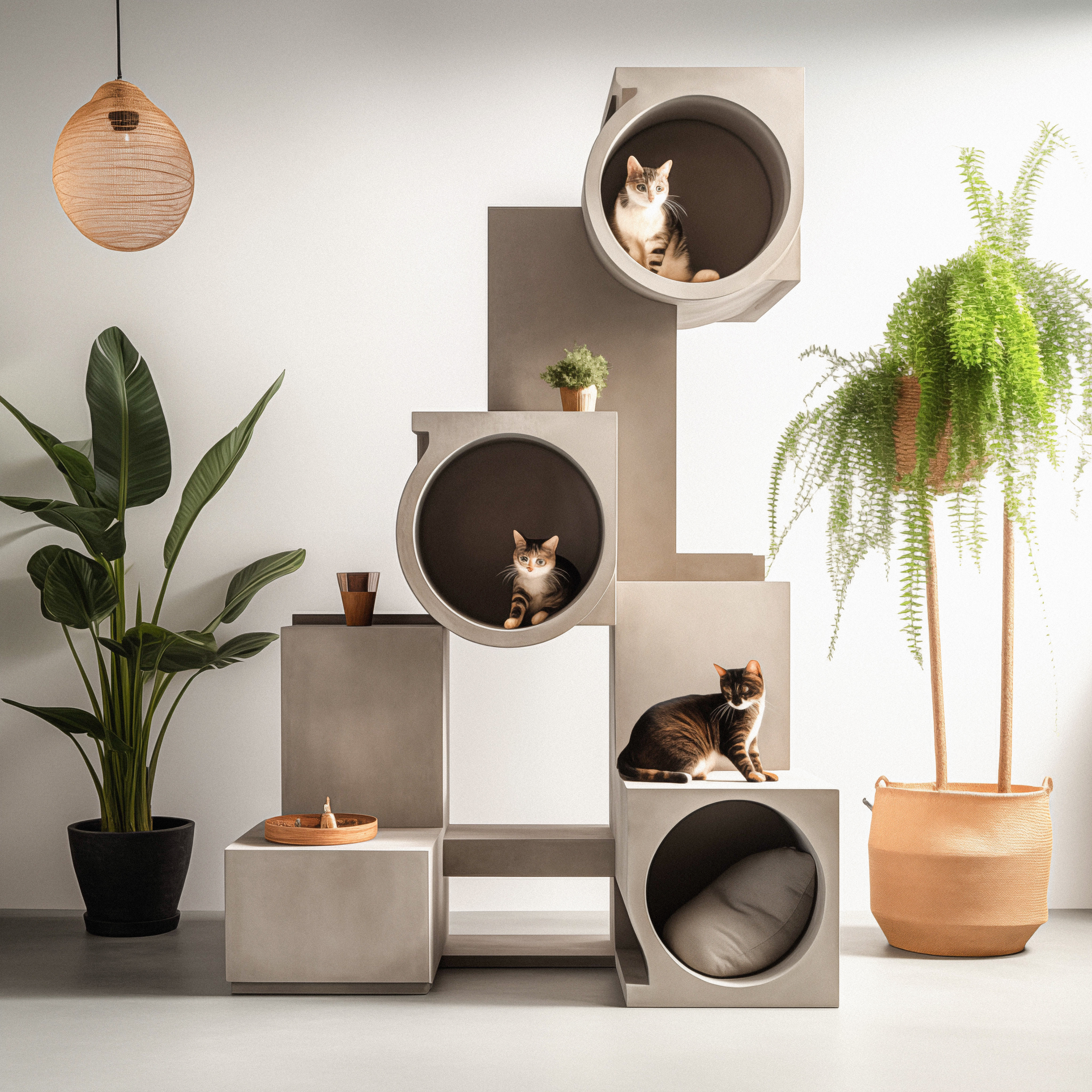 034_Cubicle Cat Tree