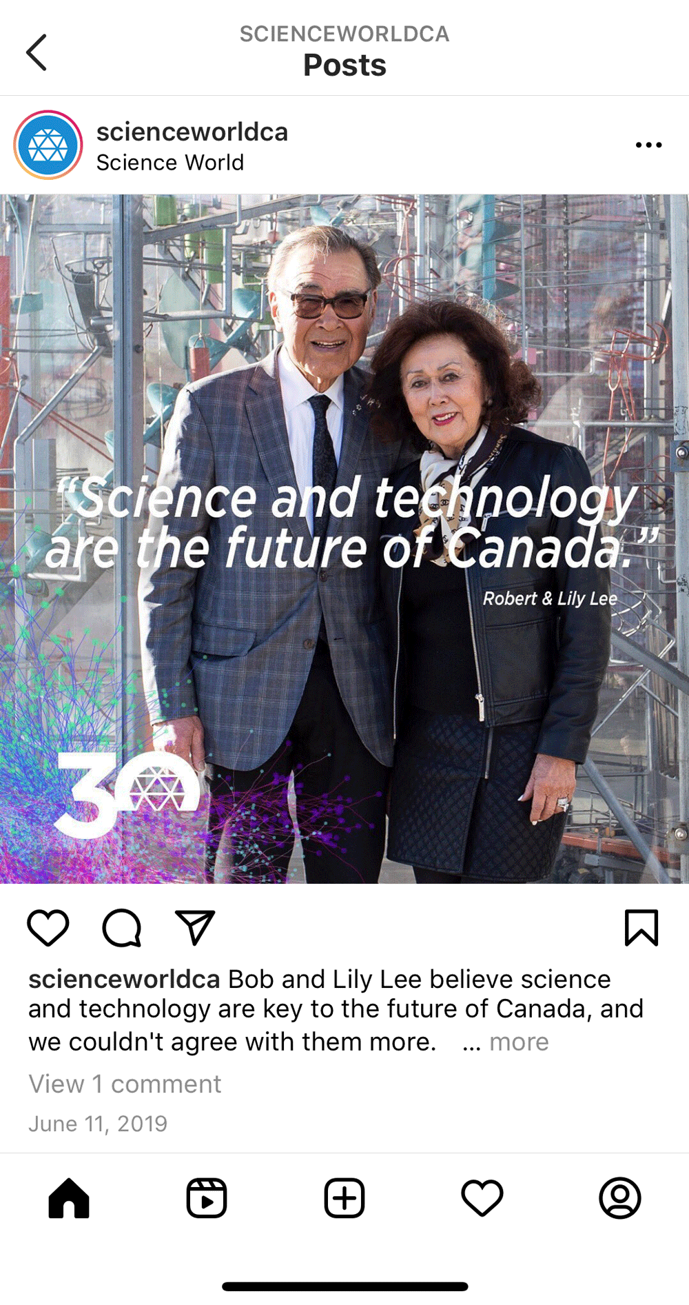 Instagram posts by ECHO Storytelling Agency featured the 30th anniversary keyart.