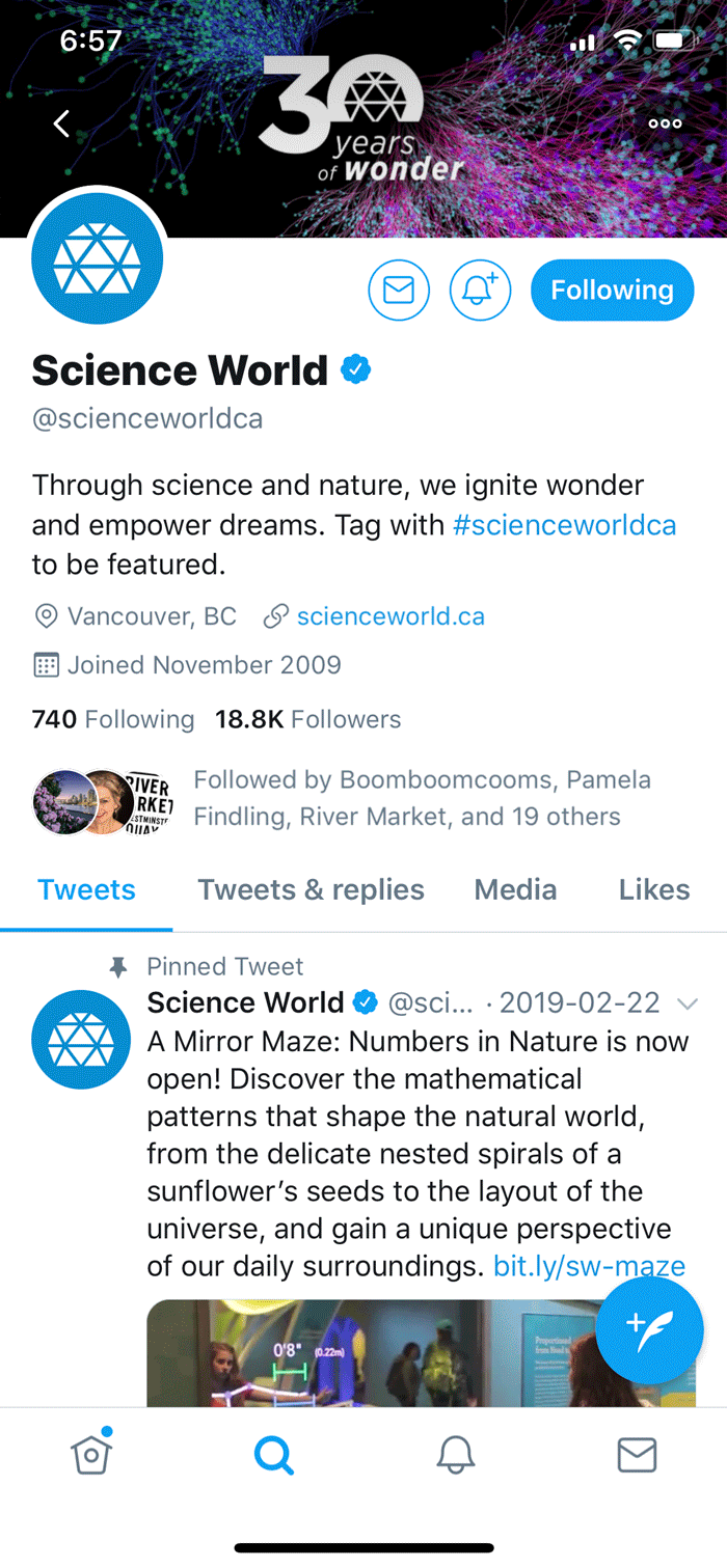 Twitter header, viewed on mobile.