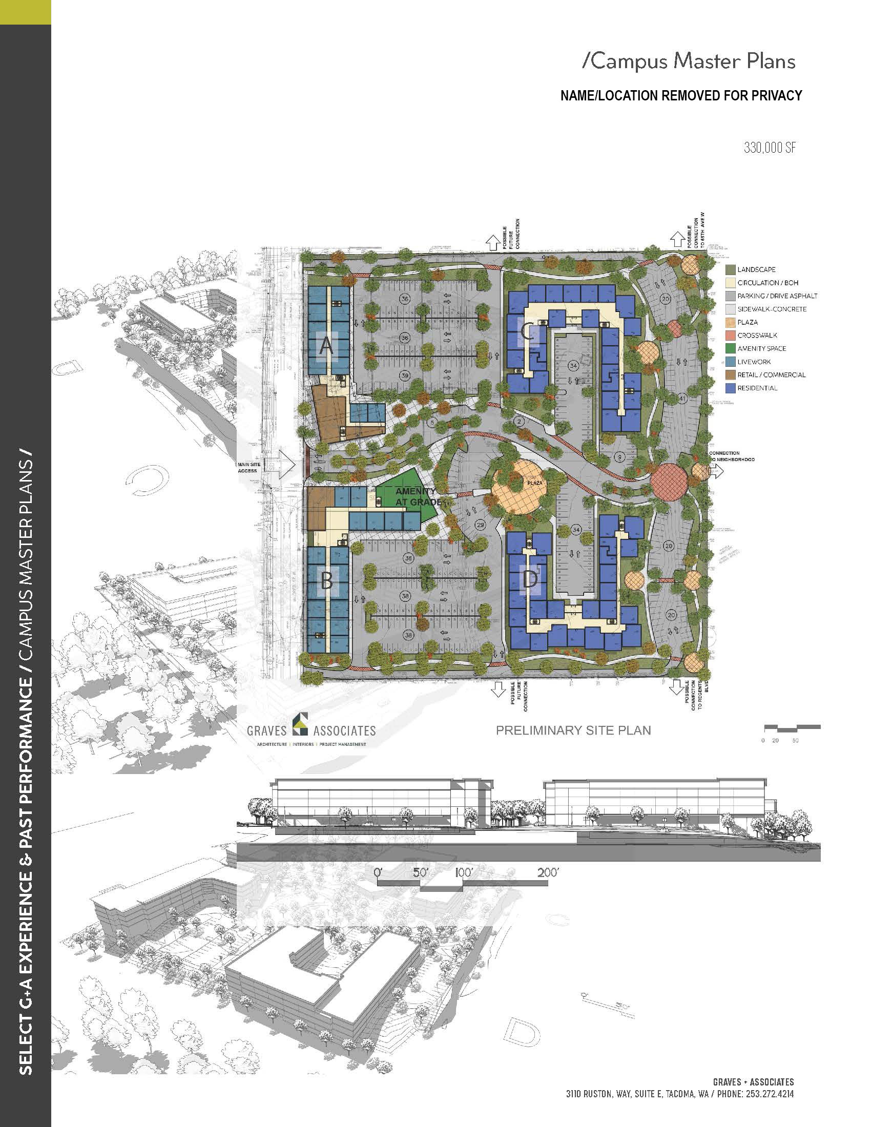 150 Page Request for Proposal completed in 4 days. Featuring projects completed by Graves+Associates.