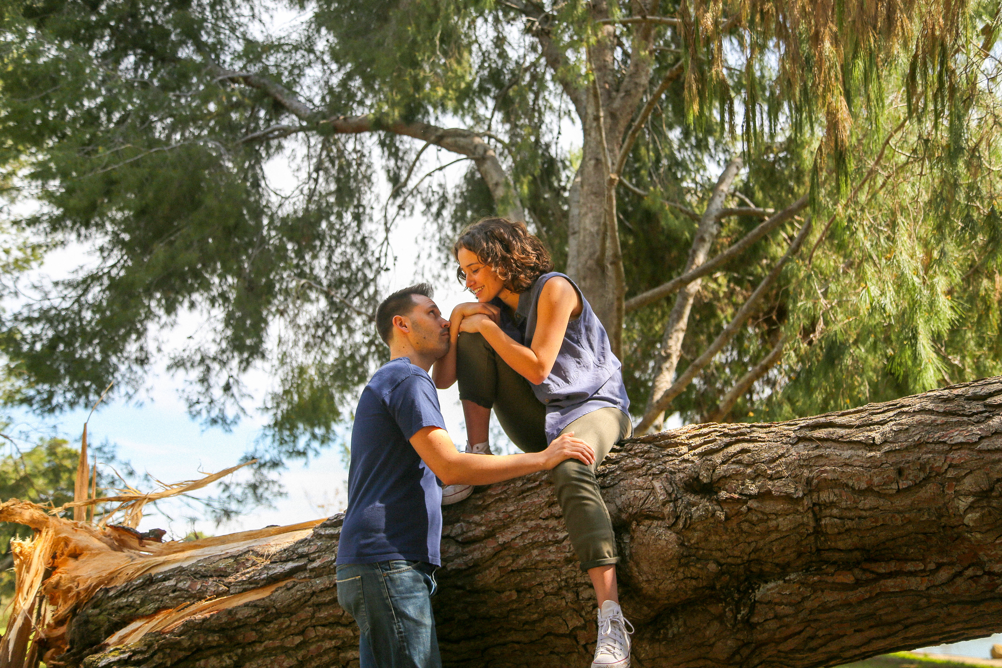 The set of the opening flash back for "As We Were"