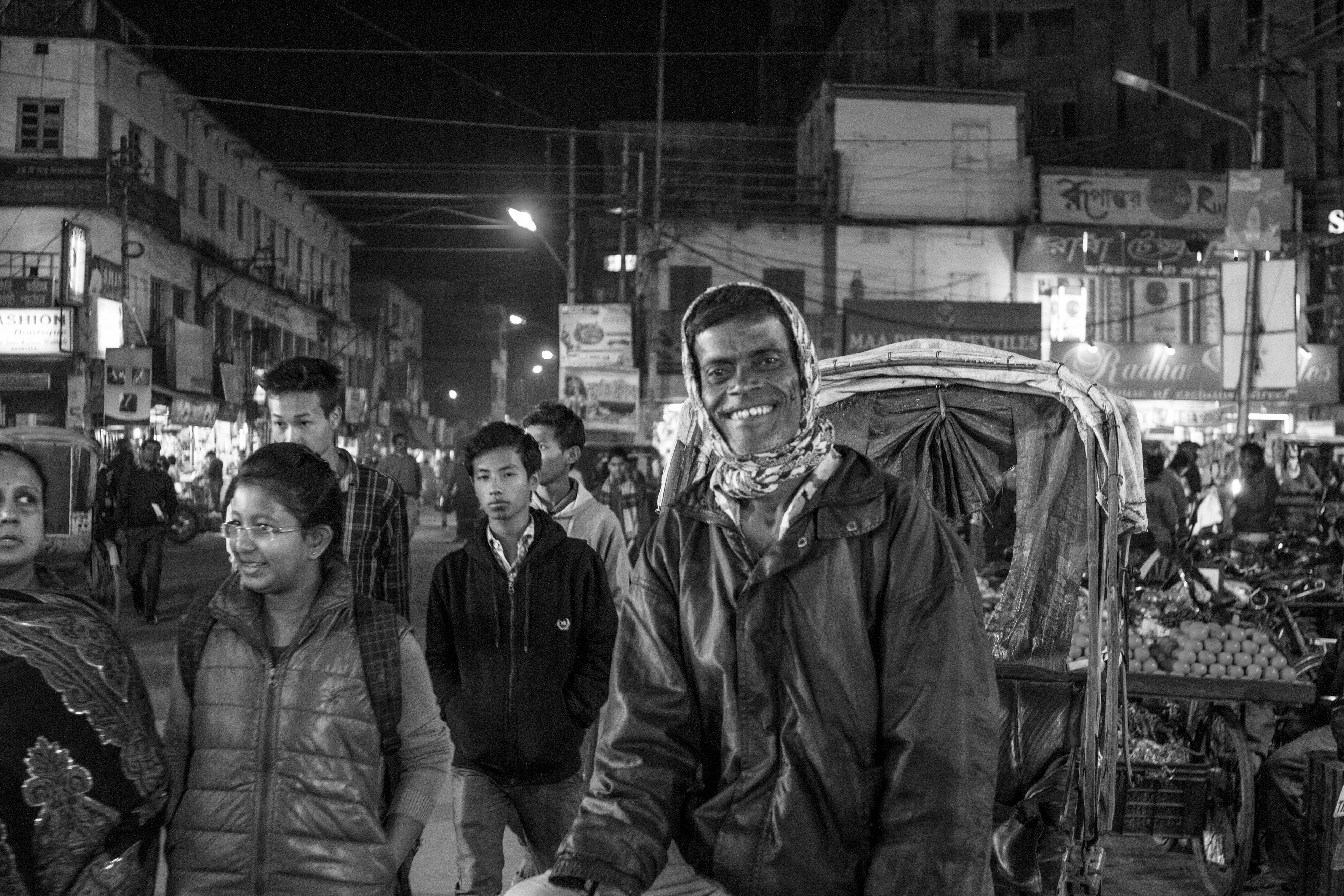 Mr. Rickshaw Driver and his Smile."