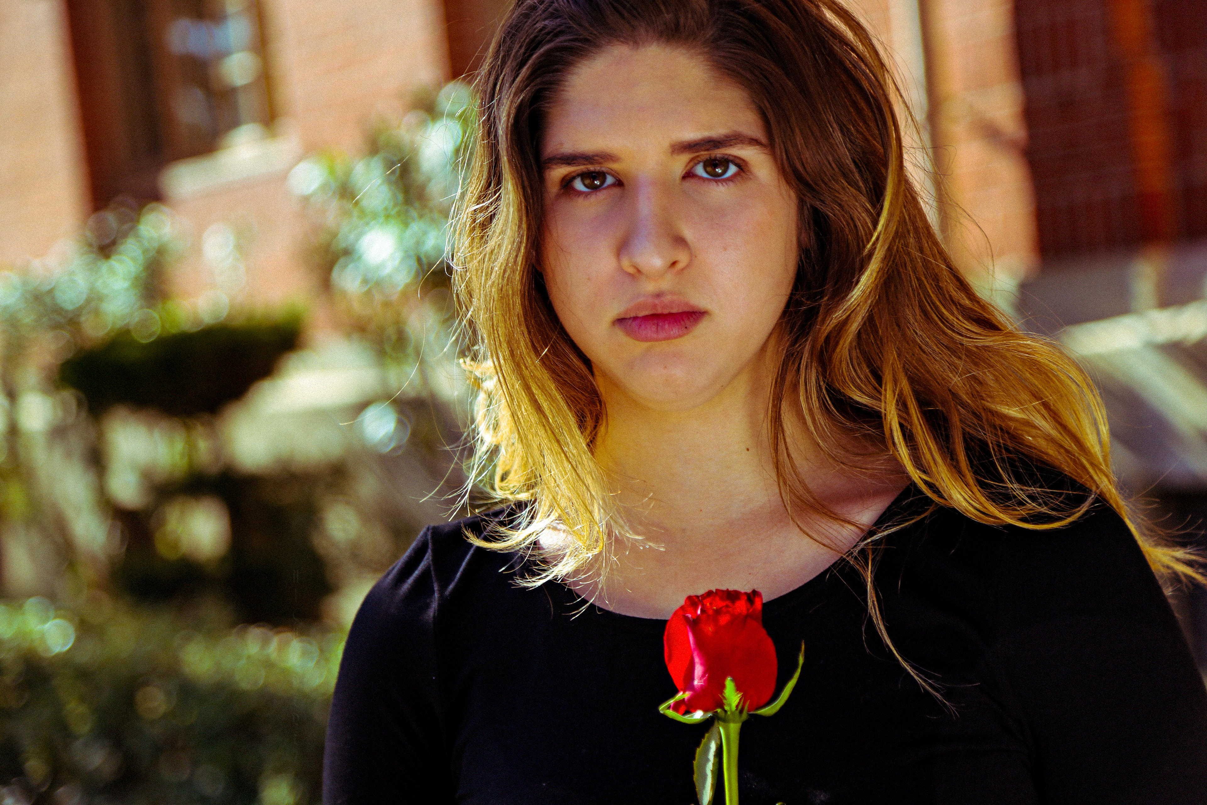 Analia Tamariz, behind the scenes of "Philosophical Approach to Enlightenment"