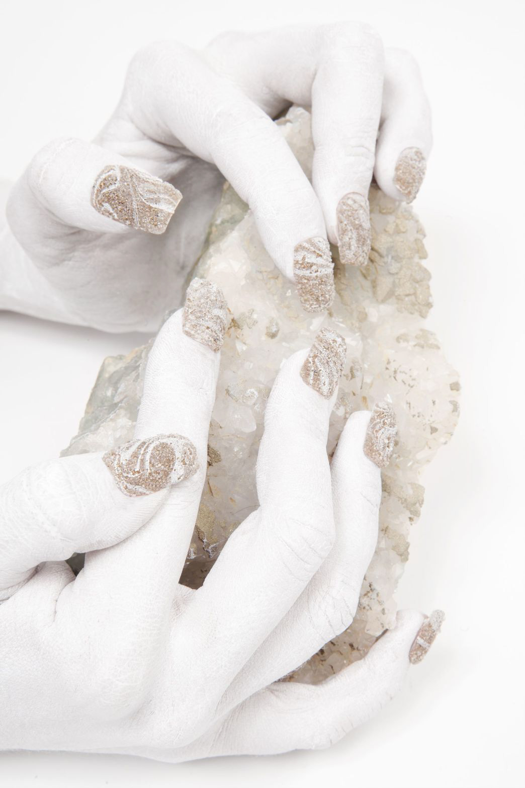 white dust