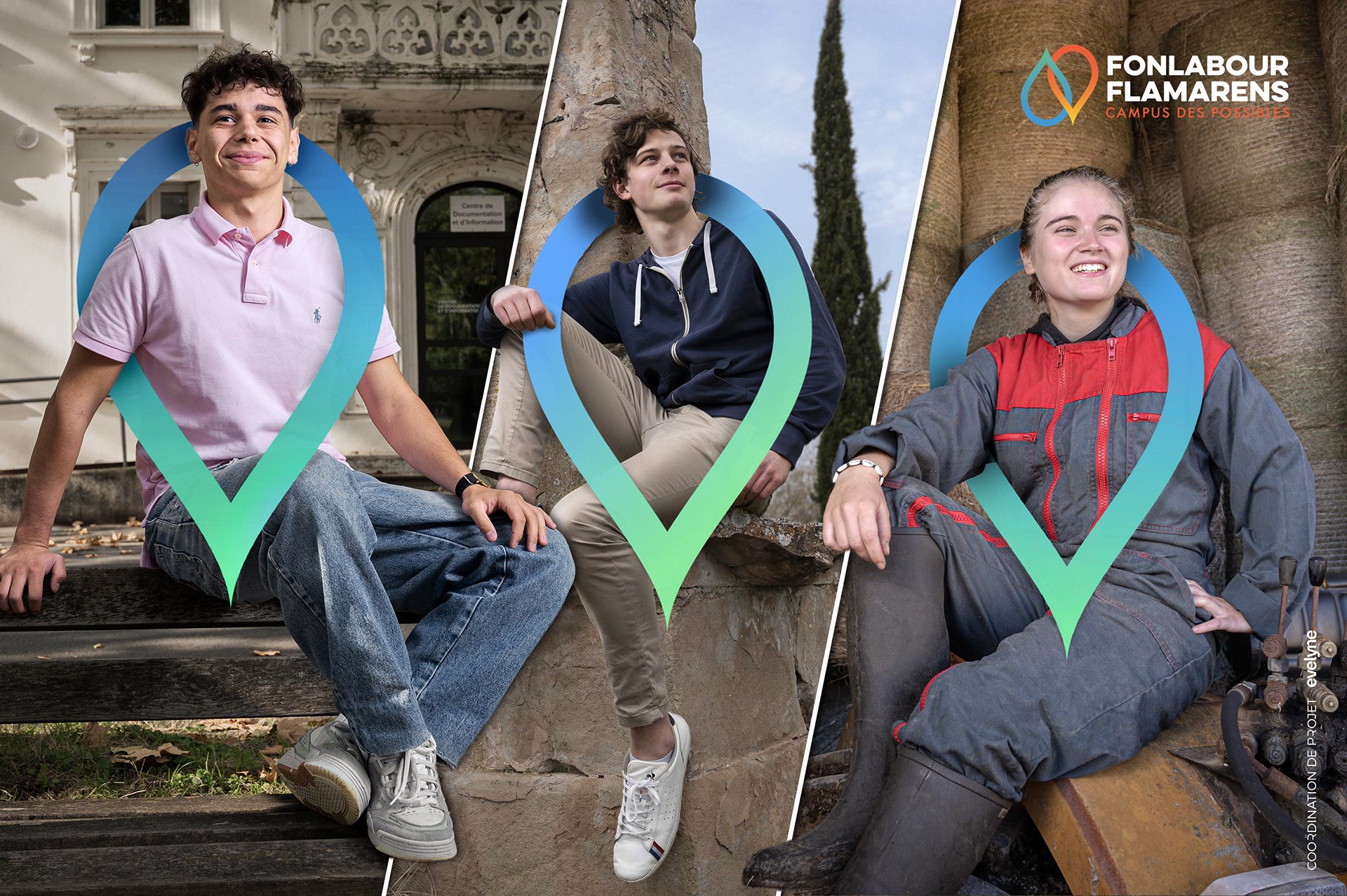 Shooting portraits jeunes ambassadeurs des JPO en parallèle des capsules vidéo