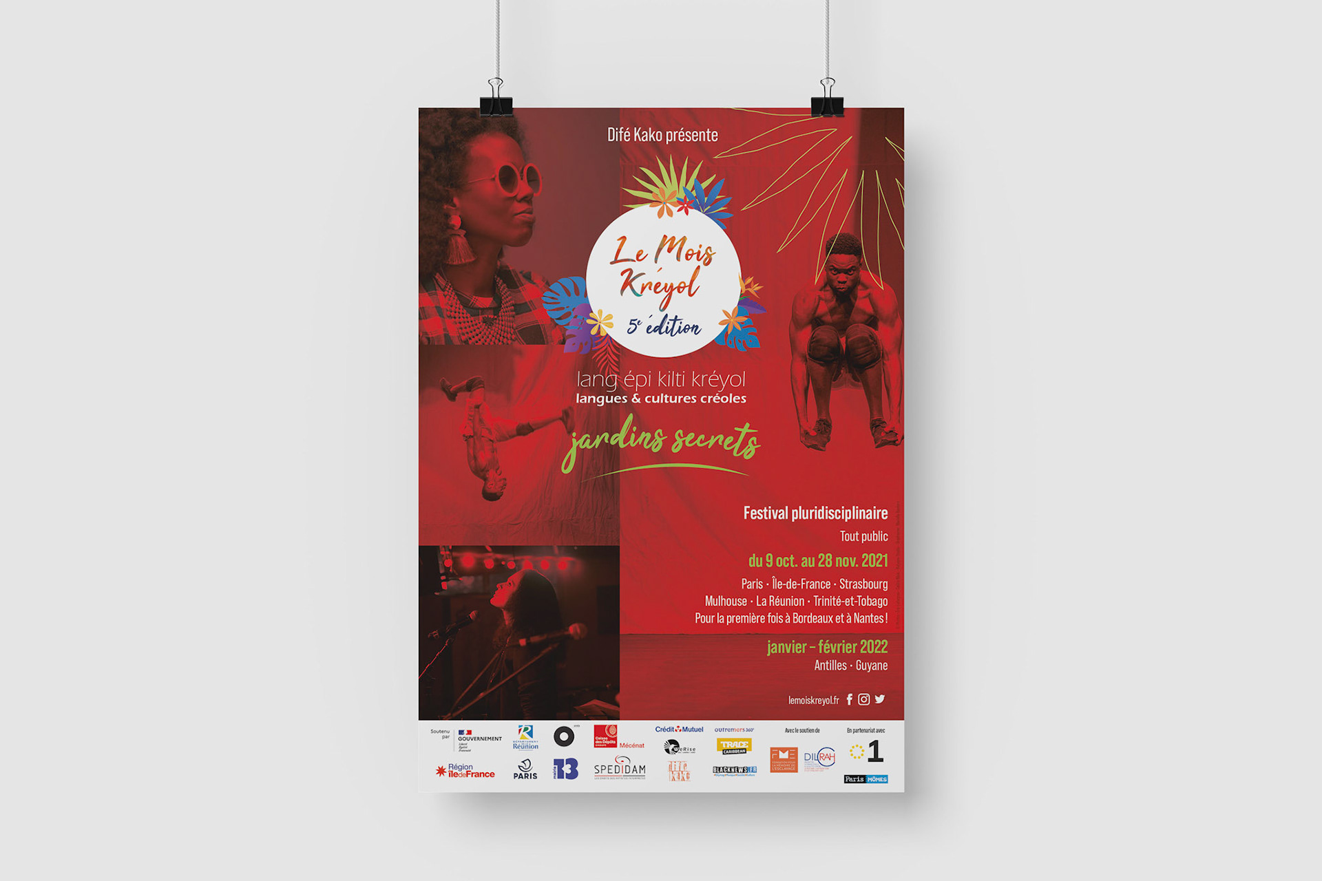 Affiche du festival Le Mois Kréyol 5e édition