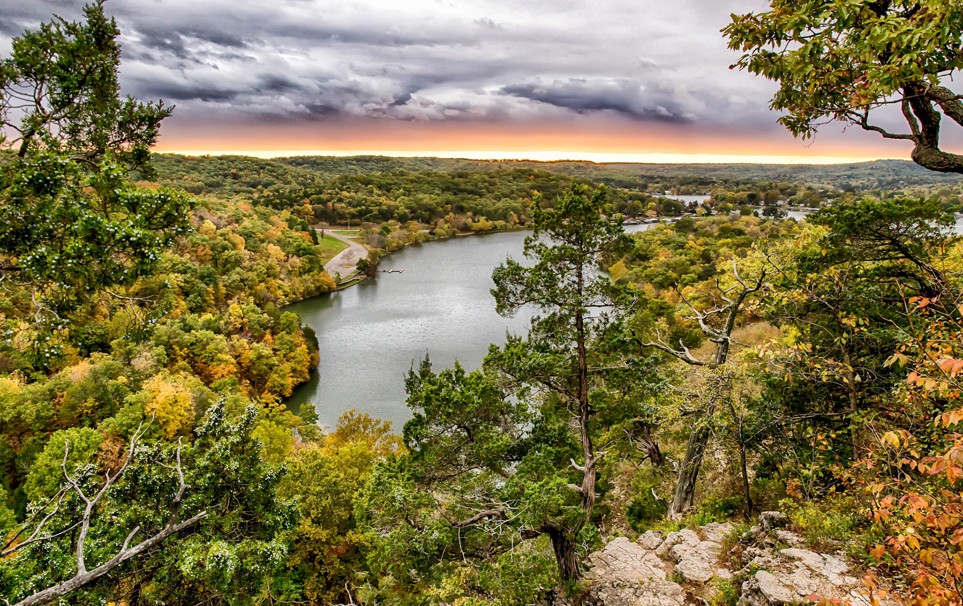 Lake view at Ha Ha Tonka State Park