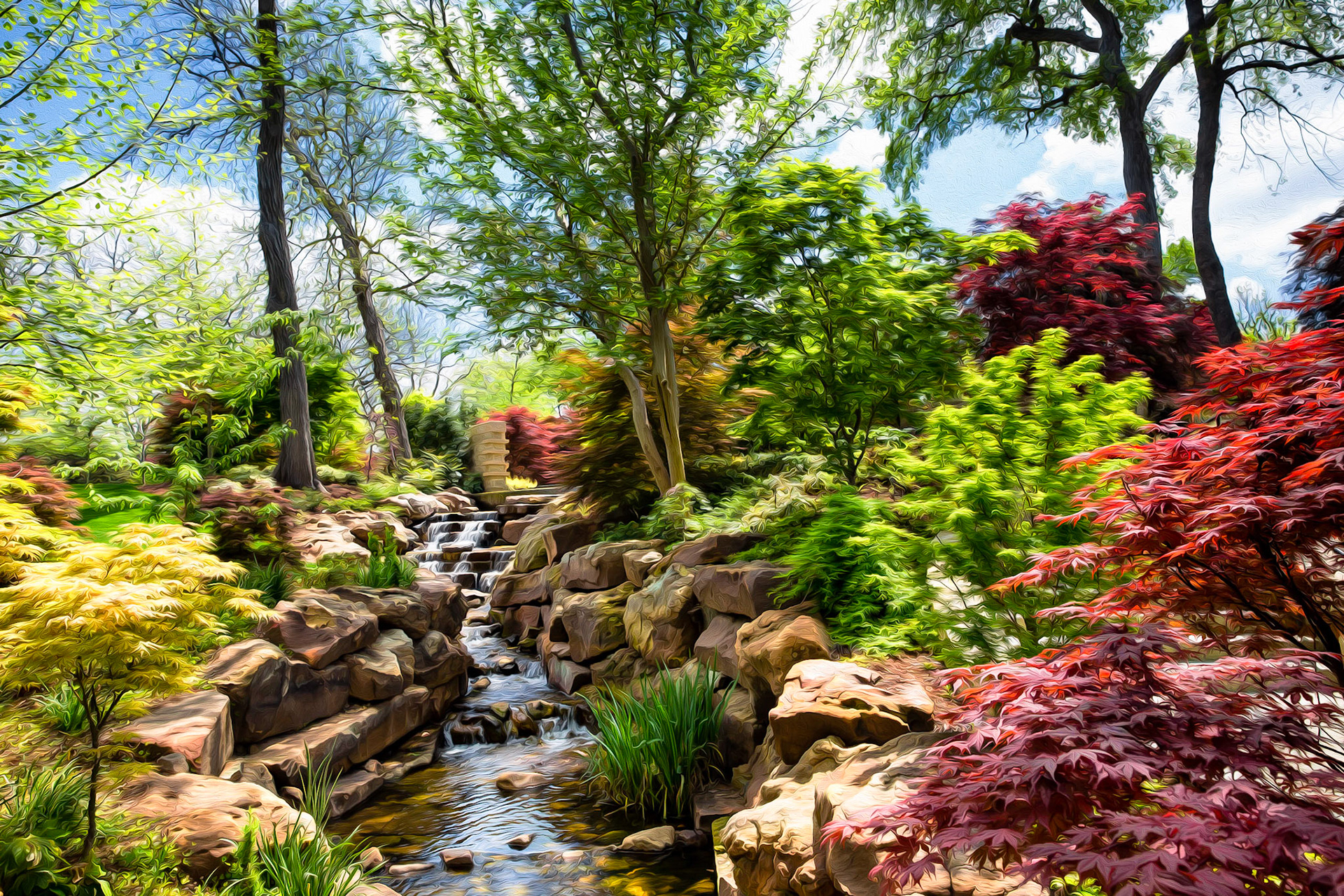Dallas Arboretum Scene